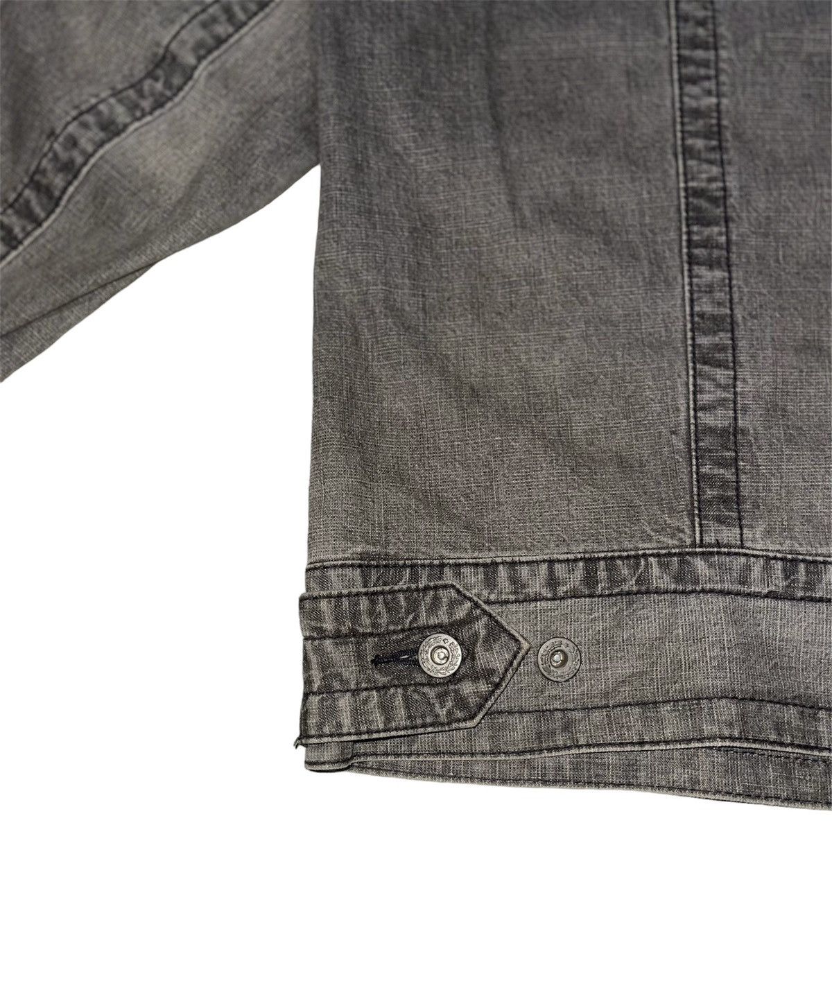 Kansai Yamamoto Vintage 90s Kansai Jeans Gray Washed Denim Jacket Size US L / EU 52-54 / 3 - 12 Thumbnail