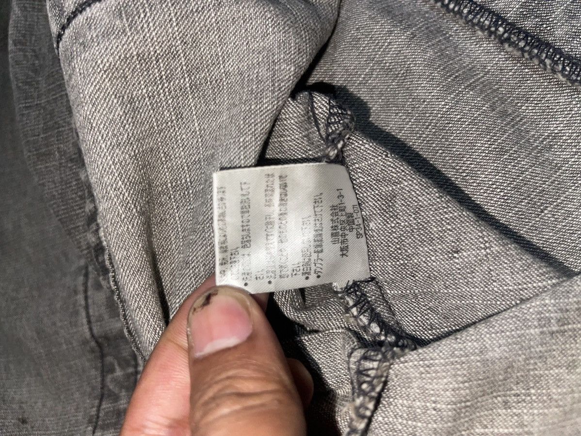 Kansai Yamamoto Vintage 90s Kansai Jeans Gray Washed Denim Jacket Size US L / EU 52-54 / 3 - 15 Thumbnail