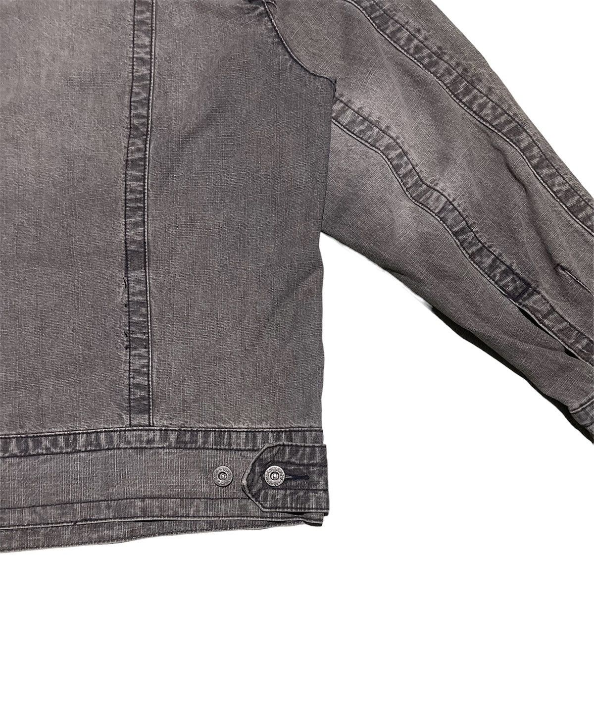 Kansai Yamamoto Vintage 90s Kansai Jeans Gray Washed Denim Jacket Size US L / EU 52-54 / 3 - 13 Thumbnail