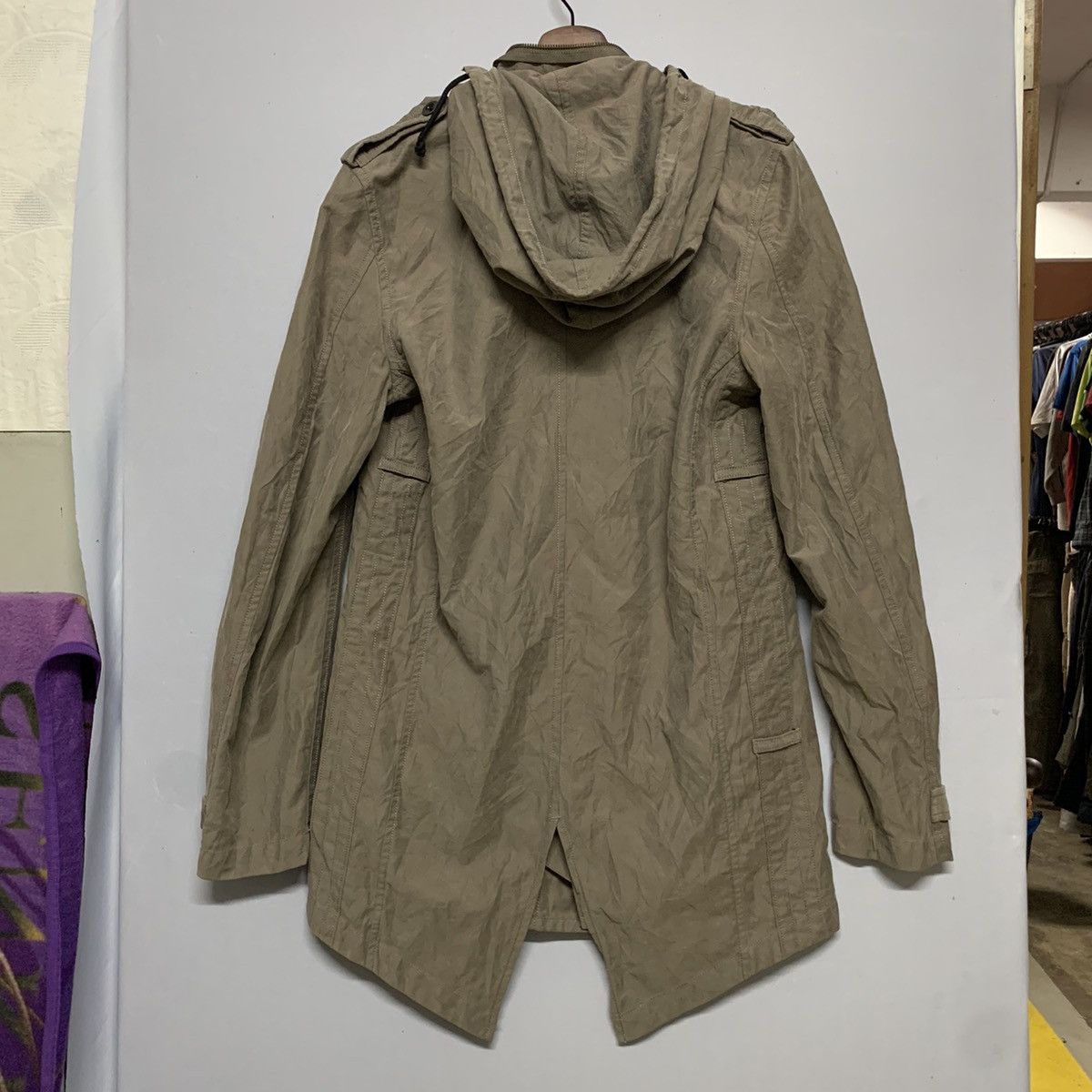 Beams Plus × Japanese Brand Beams Made in Japan Unique Design Pocket Hoodie RARE Jacket Size US M / EU 48-50 / 2 - 7 Thumbnail