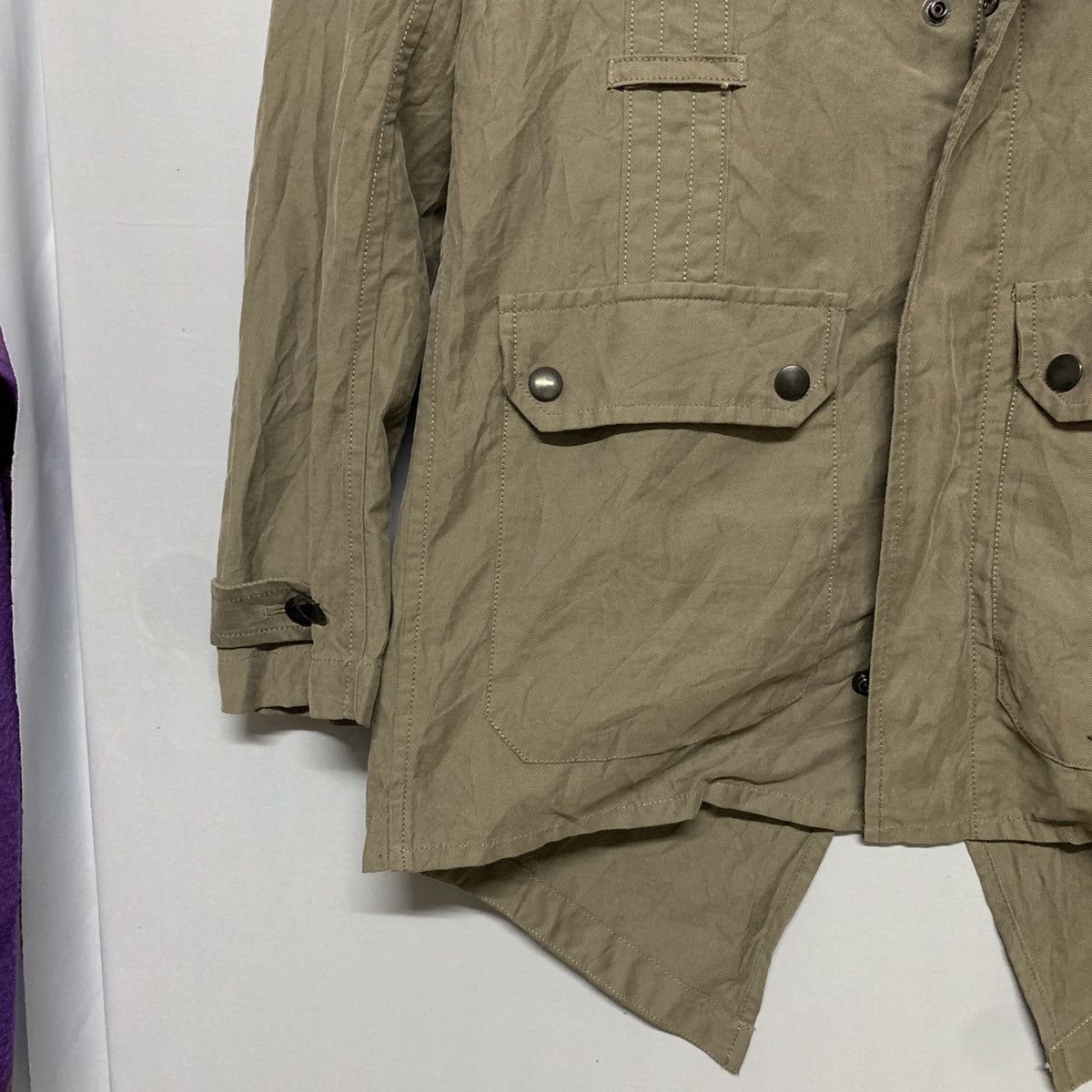 Beams Plus × Japanese Brand Beams Made in Japan Unique Design Pocket Hoodie RARE Jacket Size US M / EU 48-50 / 2 - 2 Thumbnail