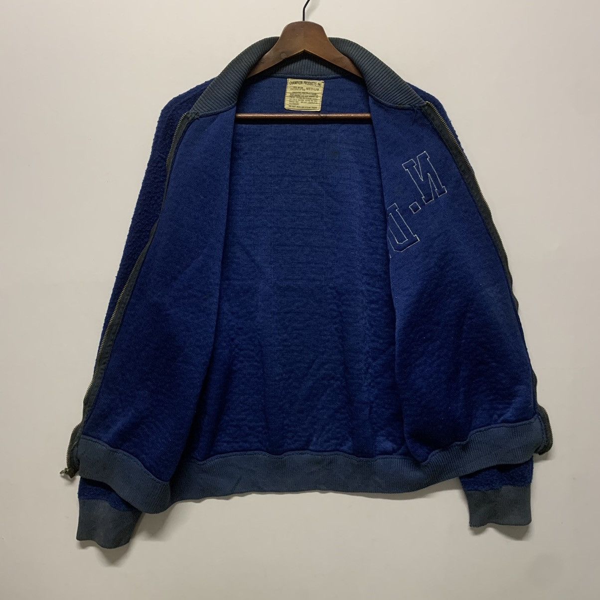 Champion × Vintage 🔥RARE🔥 80s Vintage Champion Zipper Jacket Medium Size Size US M / EU 48-50 / 2 - 6 Thumbnail