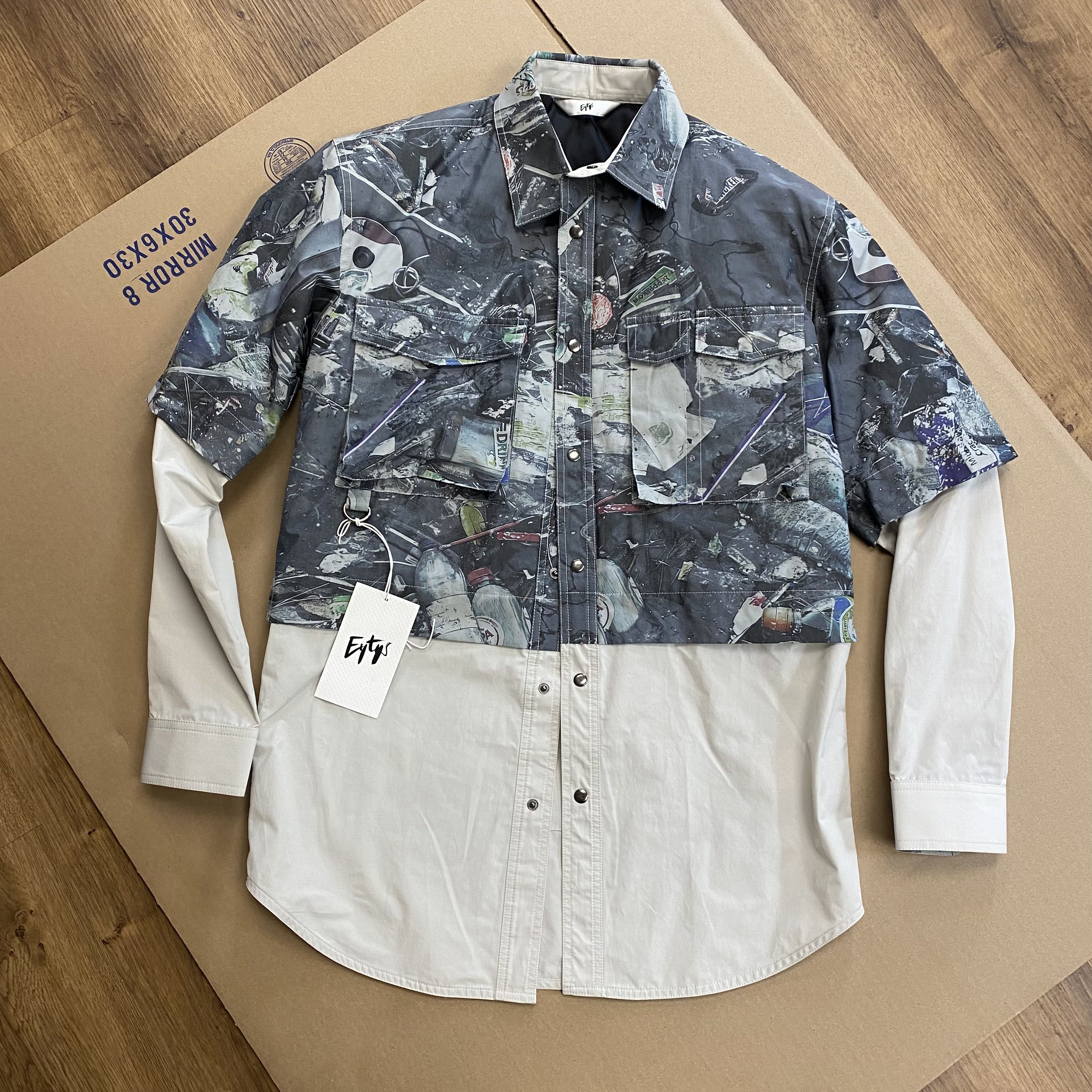Eytys Eytys Buck Tar leather style coated denim jacket | Grailed