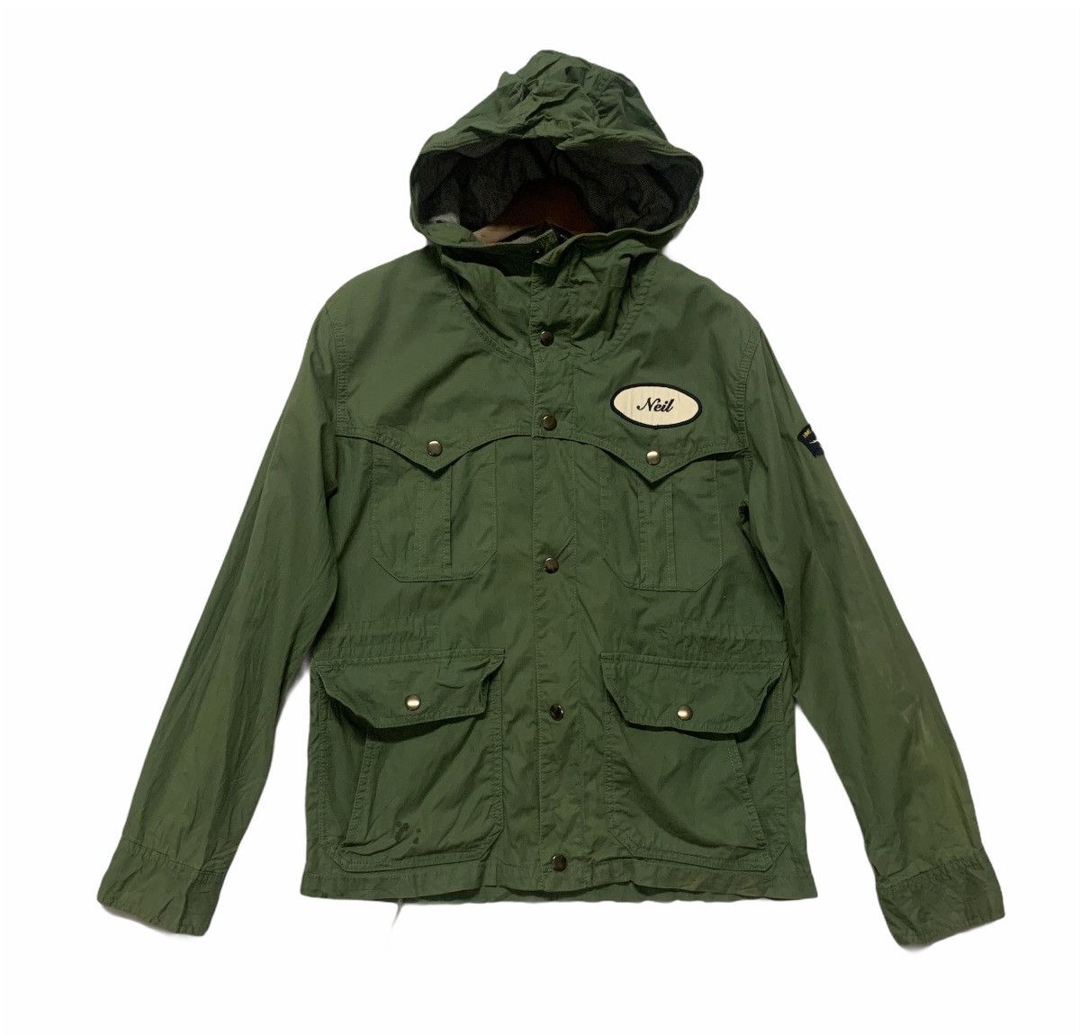 Japanese Brand Vintage Hoodie Work Wear Parka Jacket Size US M / EU 48-50 / 2 - 2 Thumbnail