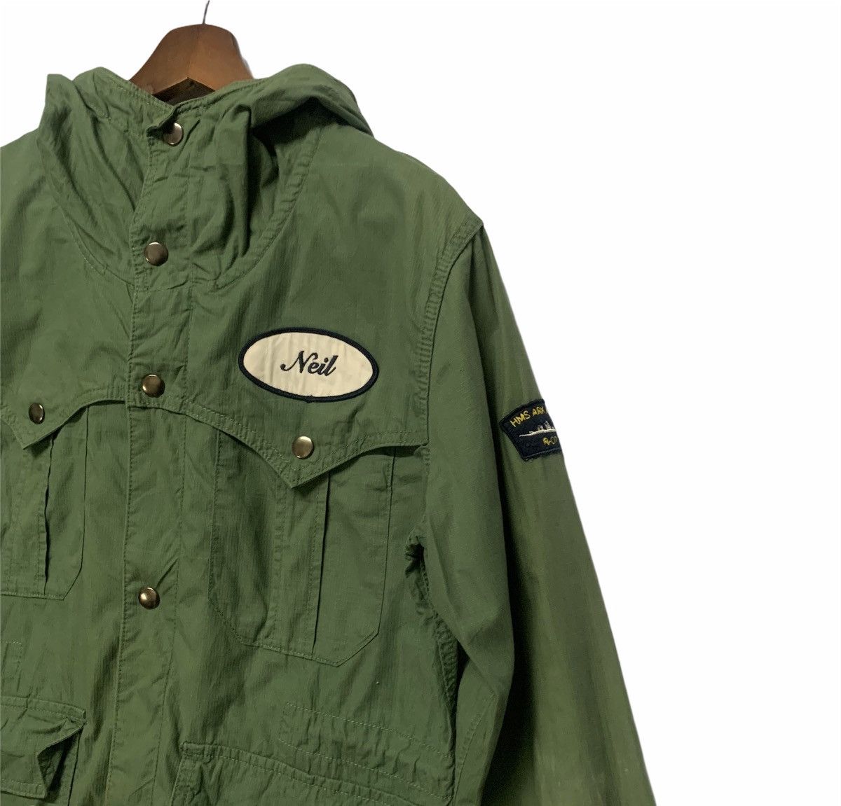 Japanese Brand Vintage Hoodie Work Wear Parka Jacket Size US M / EU 48-50 / 2 - 6 Thumbnail