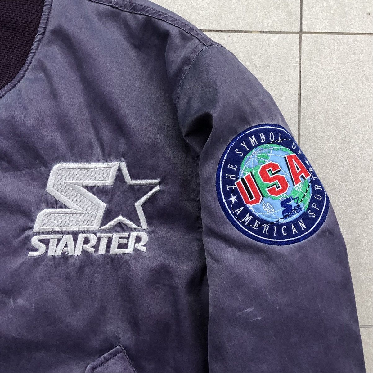 Starter Vintage STARTER USA American Sport Bomber Jacket Size US M / EU 48-50 / 2 - 5 Thumbnail
