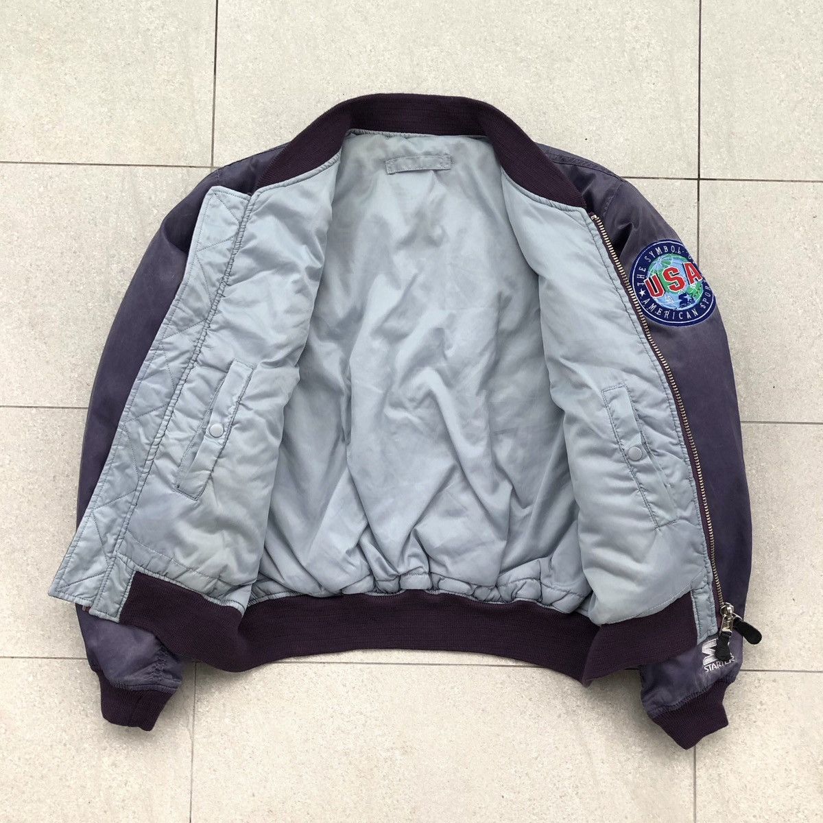 Starter Vintage STARTER USA American Sport Bomber Jacket Size US M / EU 48-50 / 2 - 10 Thumbnail