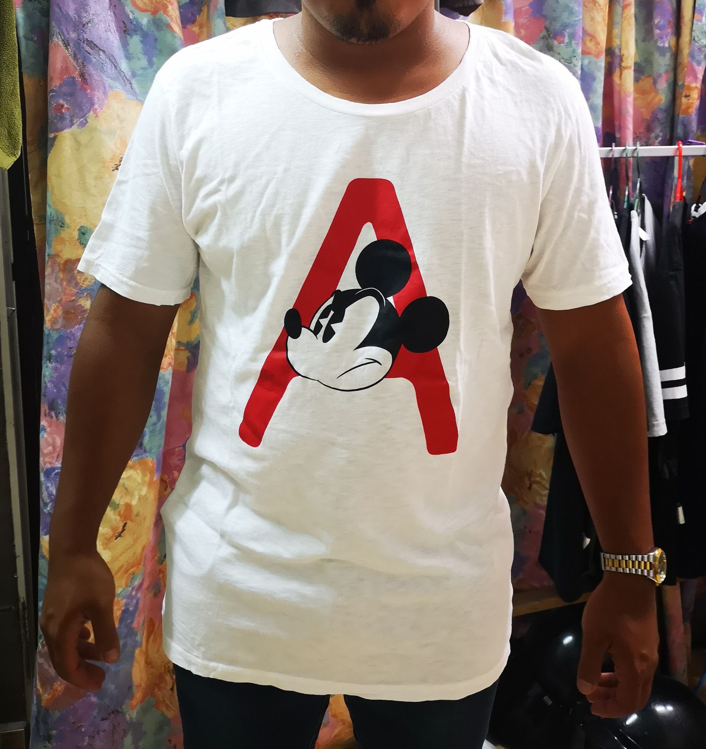 Disney 🔥Uniqlo X Undercover Mickey Shirt Size US XL / EU 56 / 4 - 9 Thumbnail