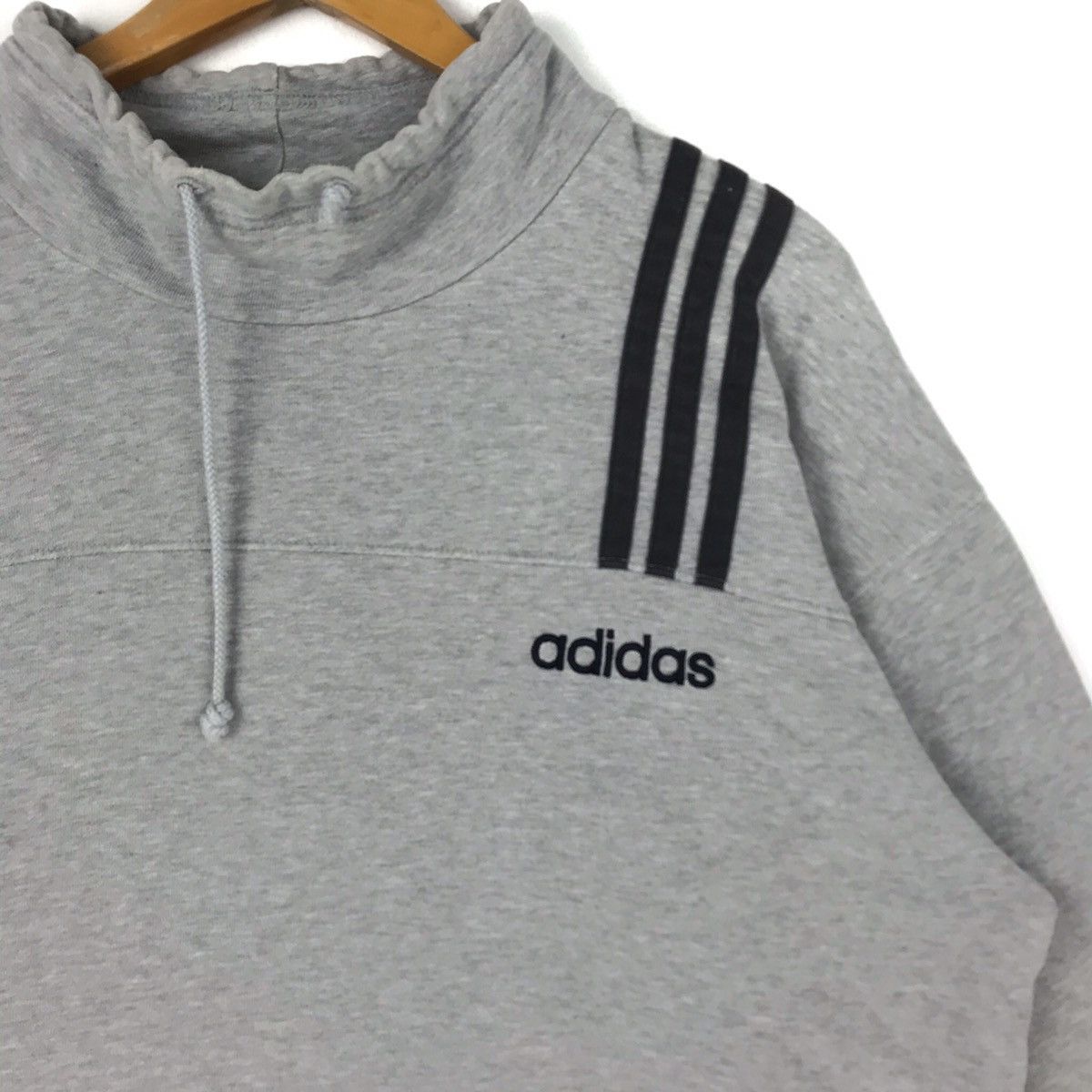 Adidas Vintage 90s Adidas Sweatshirt Adidas Embroidery Logo Jumper Size US L / EU 52-54 / 3 - 2 Thumbnail