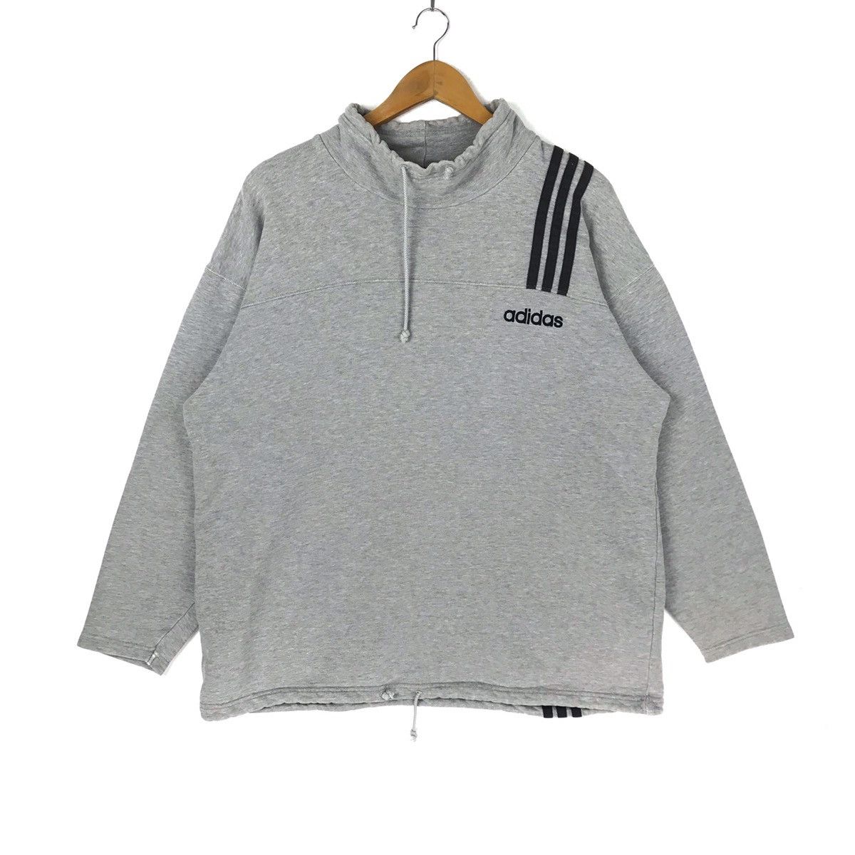 Adidas Vintage 90s Adidas Sweatshirt Adidas Embroidery Logo Jumper Size US L / EU 52-54 / 3 - 1 Thumbnail
