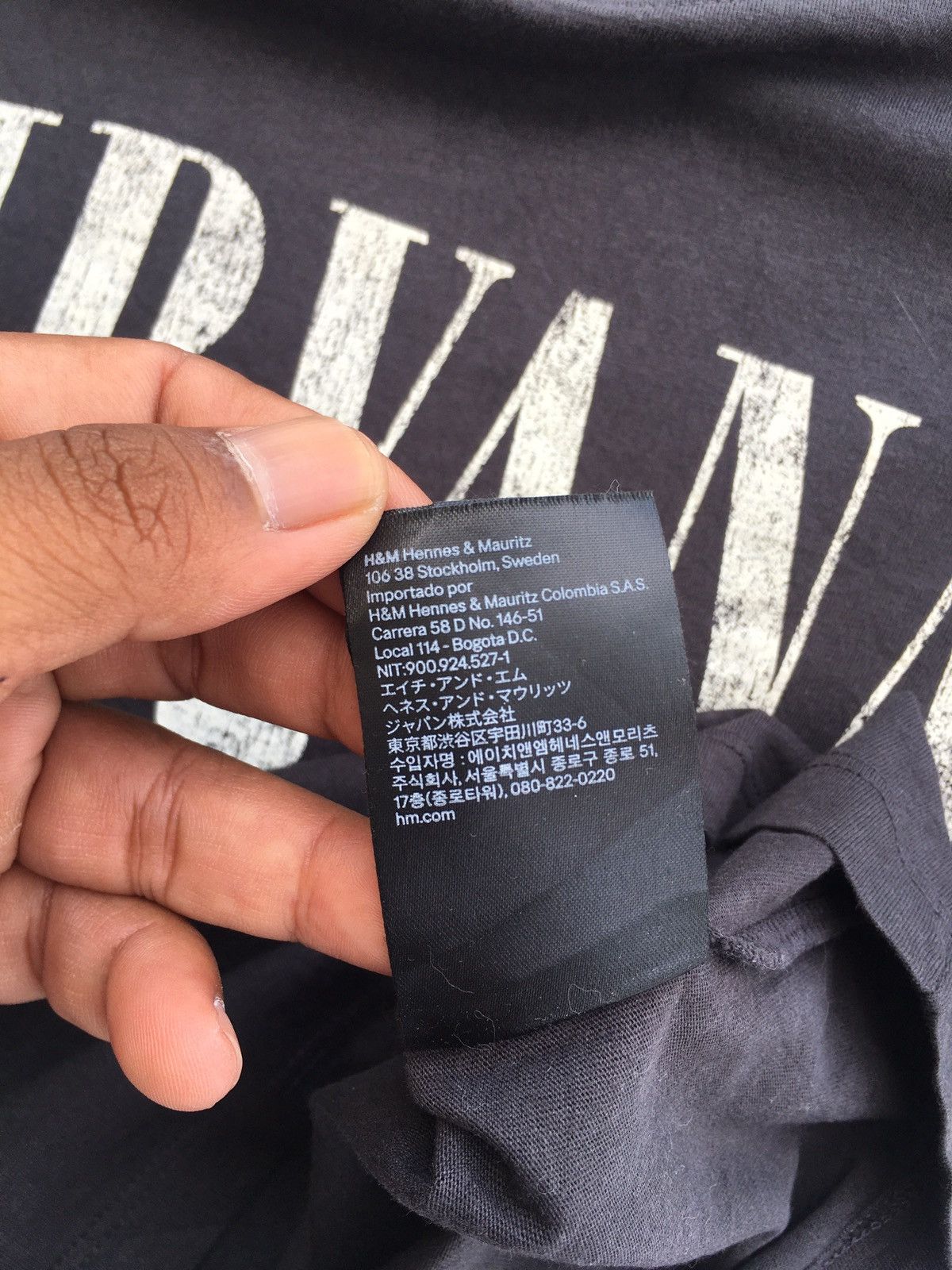 Nirvana Rare H&M x Nirvana 2002 Tshirt Size US S / EU 44-46 / 1 - 10 Thumbnail