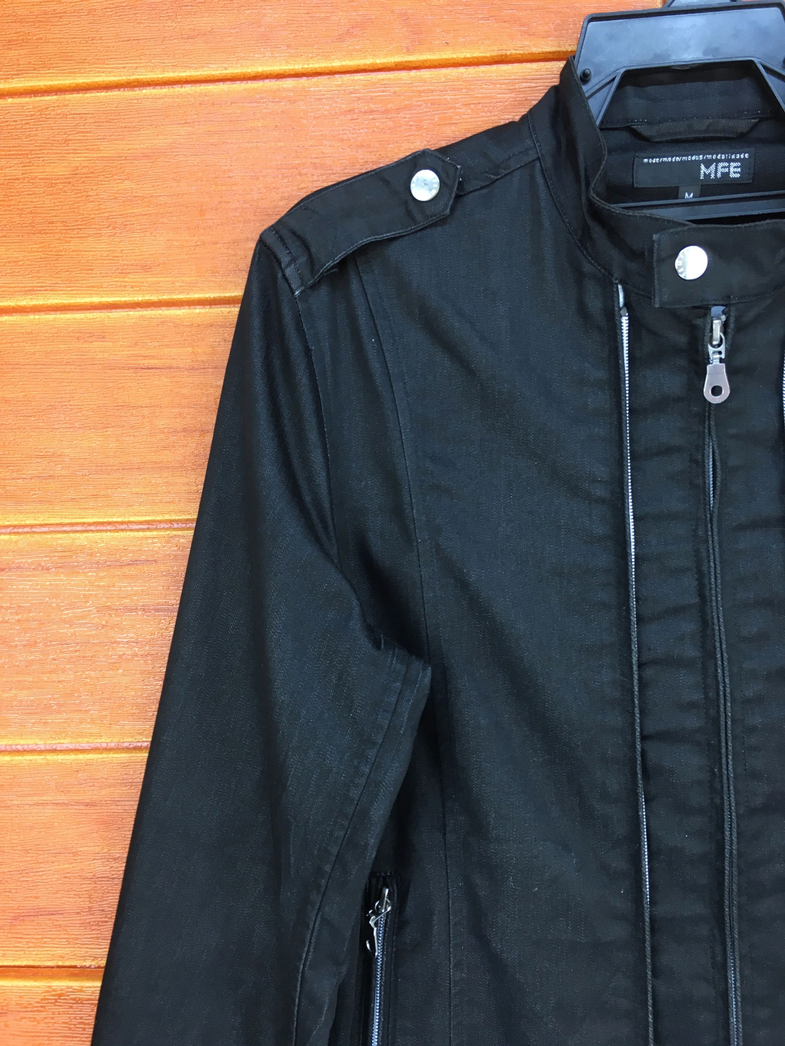 Marithe + Francois Girbaud Japanese Brand MFE Black Zipper Jacket Size US M / EU 48-50 / 2 - 3 Thumbnail