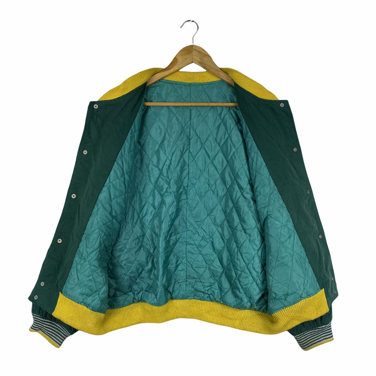 Sports Specialties × Vintage Vintage LOGICAL VEHICLE 1954 CAR Wool Bomber Varsity Jacket Size US L / EU 52-54 / 3 - 3 Thumbnail