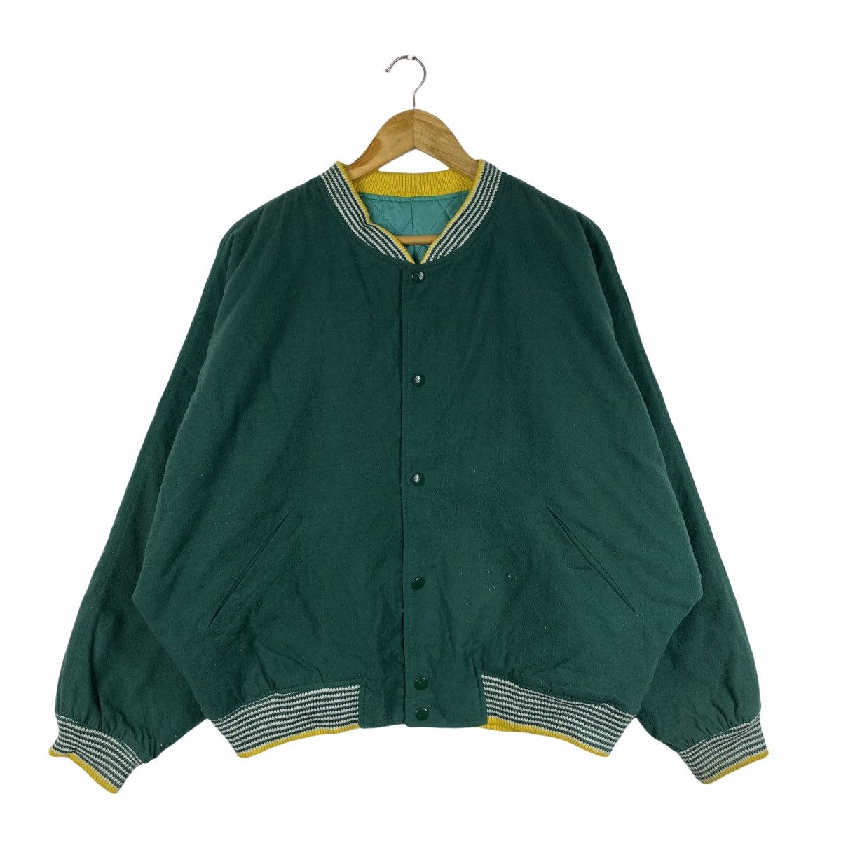 Sports Specialties × Vintage Vintage LOGICAL VEHICLE 1954 CAR Wool Bomber Varsity Jacket Size US L / EU 52-54 / 3 - 2 Thumbnail