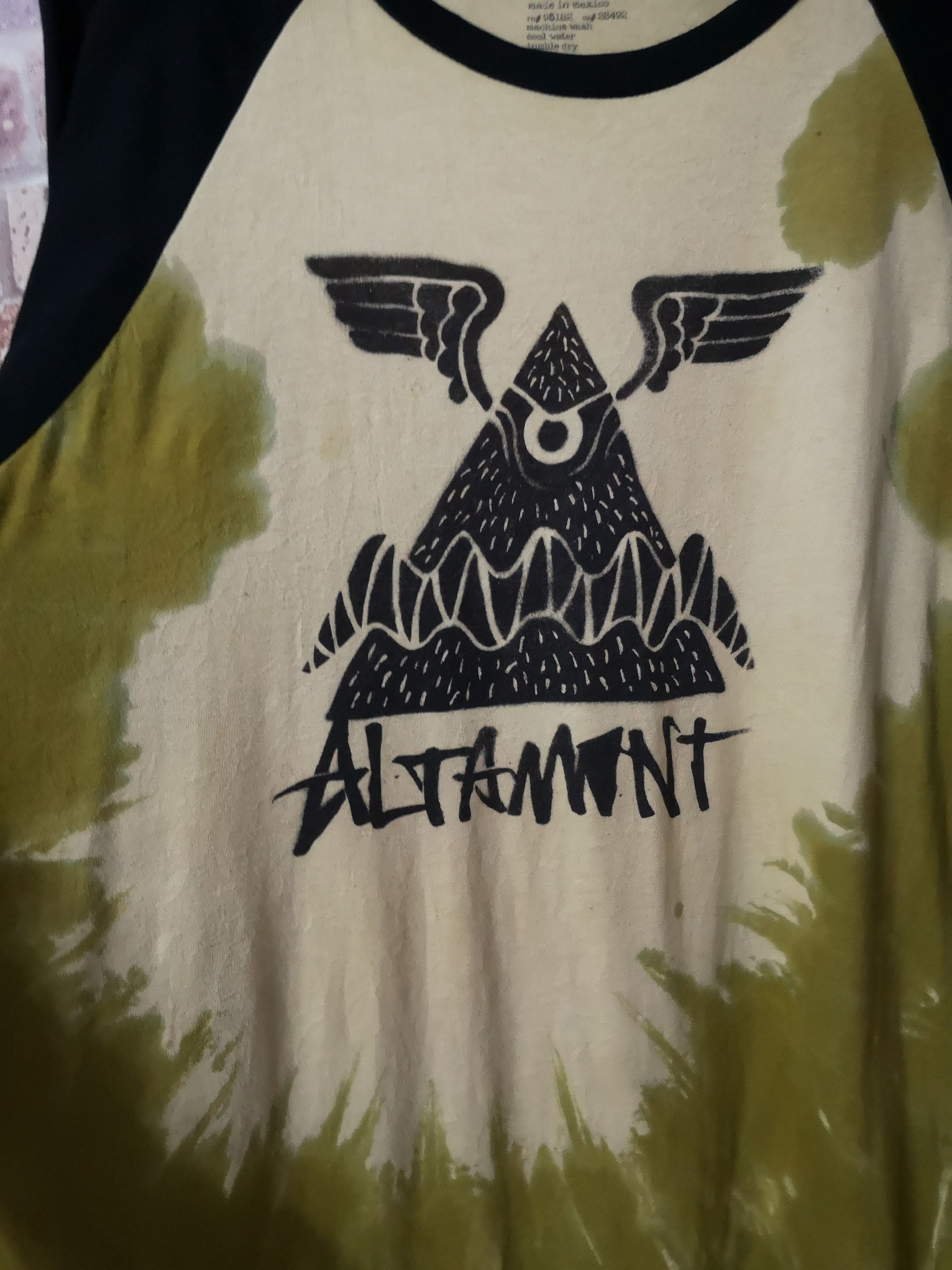 Vintage ALMONT TIE DIE 3QUARTER TEE Size US XL / EU 56 / 4 - 3 Thumbnail