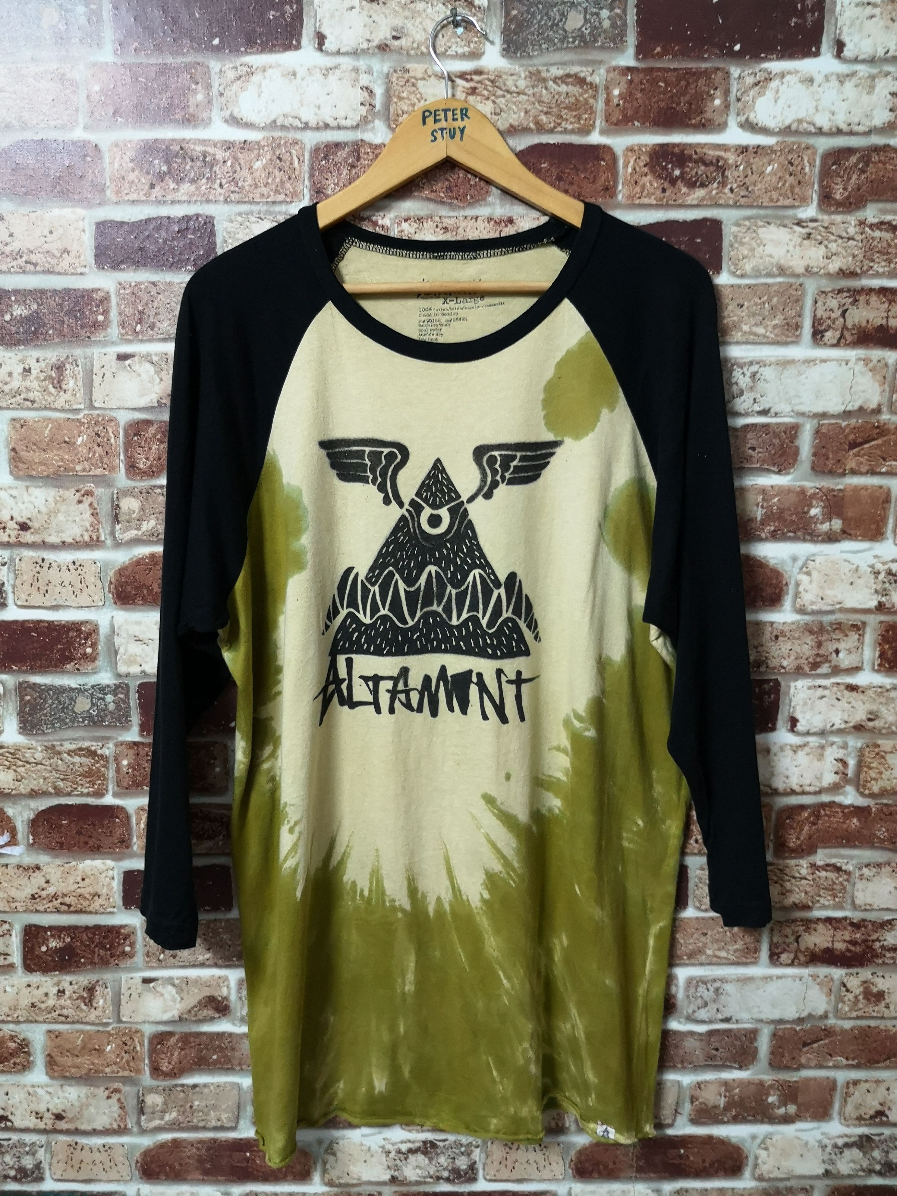 Vintage ALMONT TIE DIE 3QUARTER TEE Size US XL / EU 56 / 4 - 1 Thumbnail