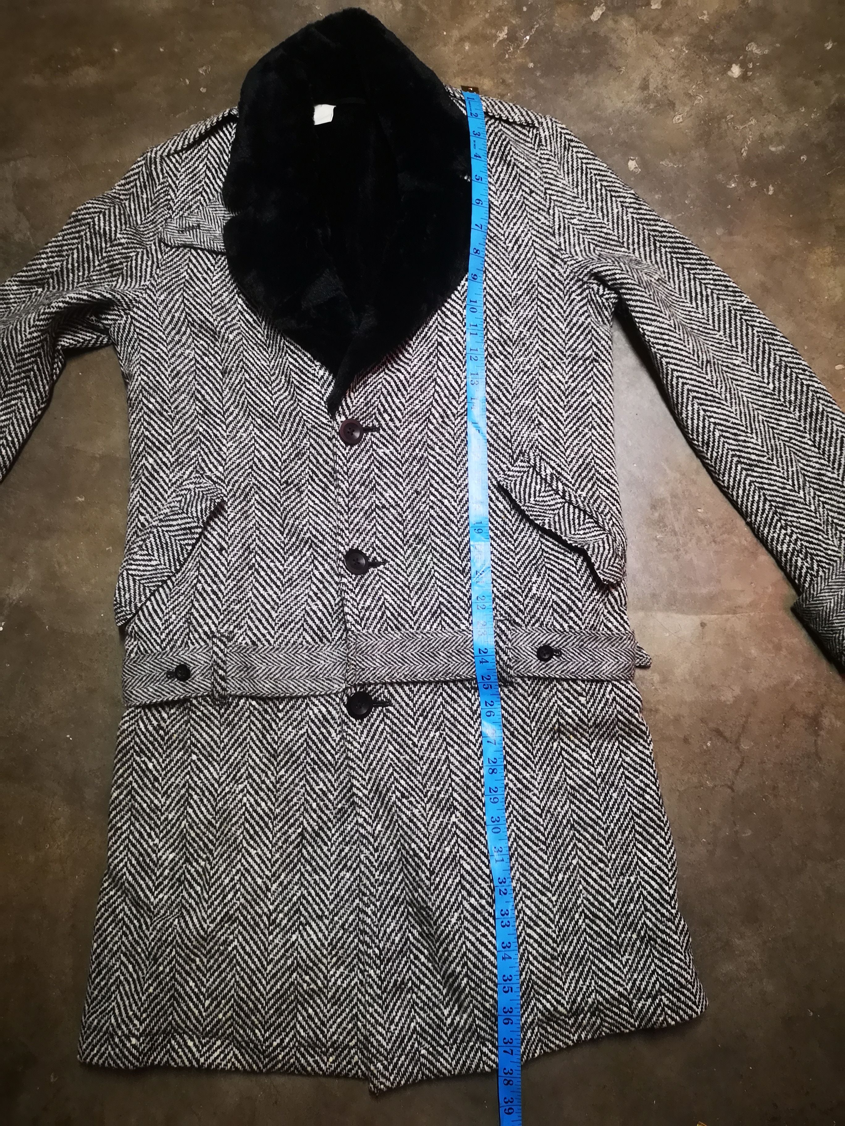 Japanese Brand × N.Hoolywood × Vintage N. Hoolywood long Jacket wool faux fur Size US L / EU 52-54 / 3 - 21 Thumbnail