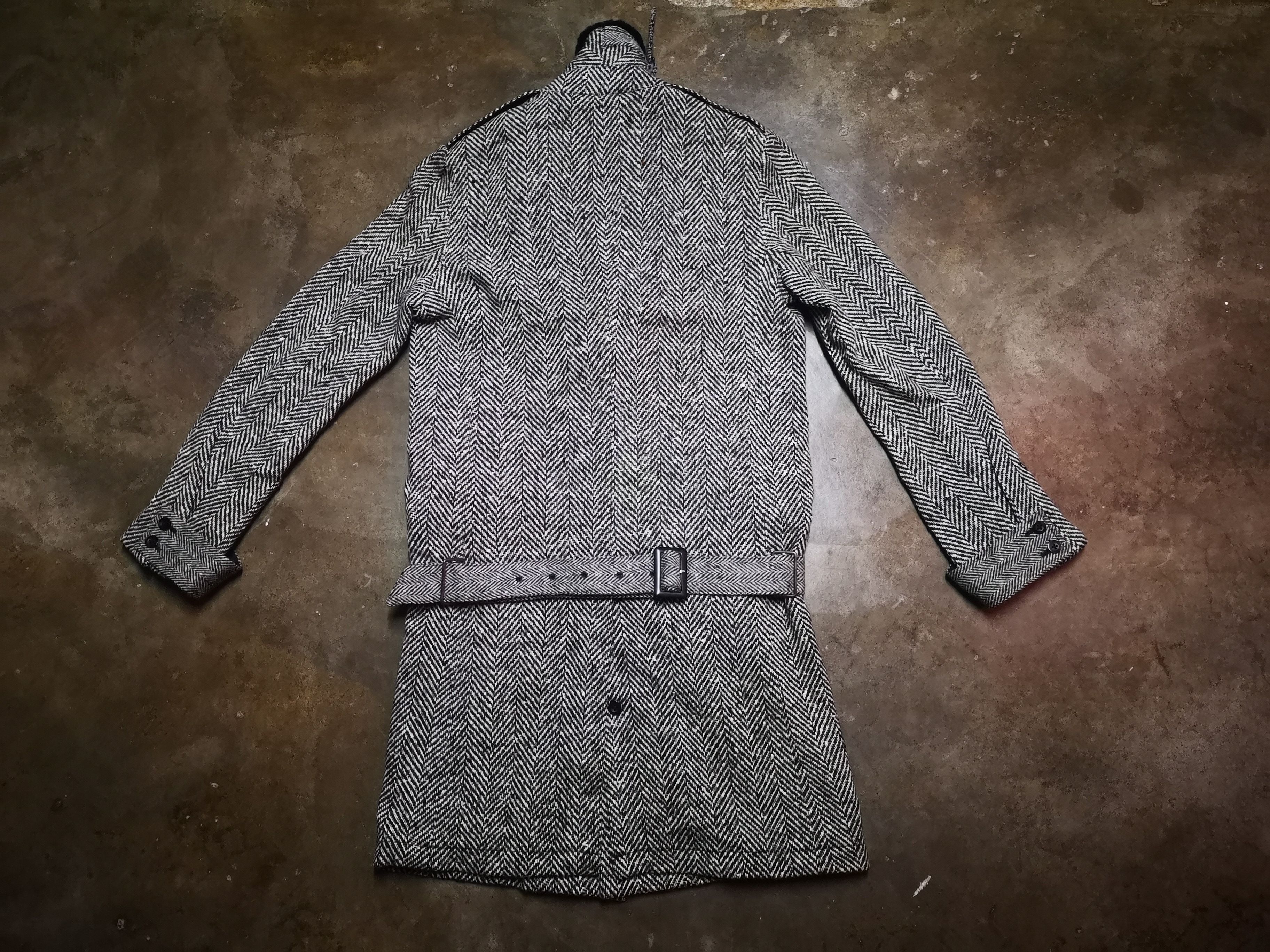 Japanese Brand × N.Hoolywood × Vintage N. Hoolywood long Jacket wool and fur foux Size US L / EU 52-54 / 3 - 4 Thumbnail