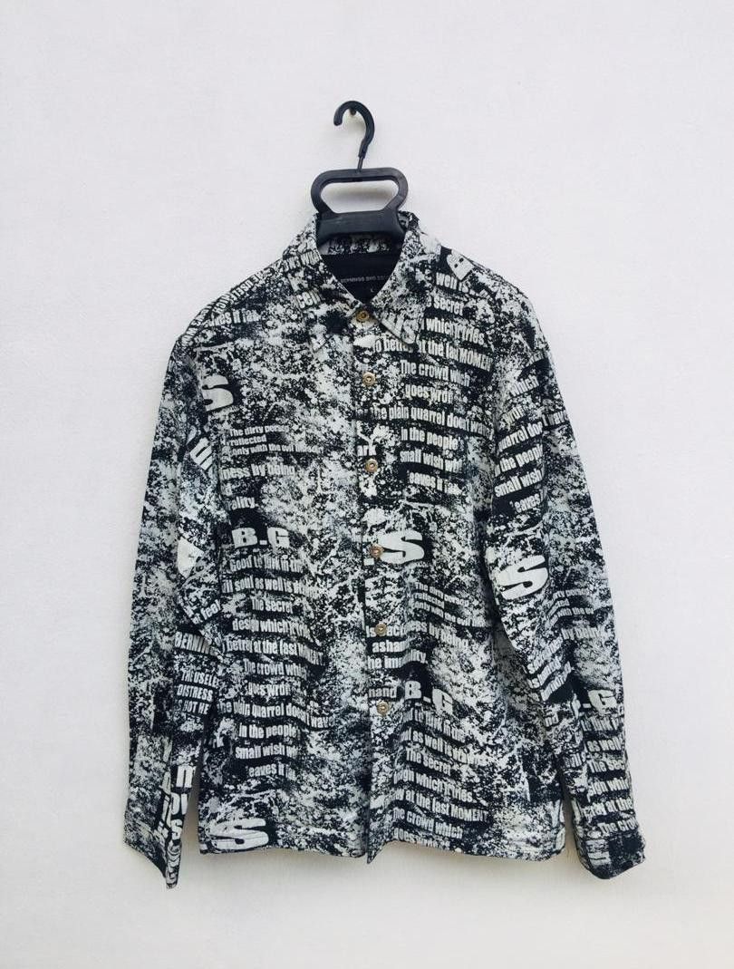 Japanese Brand × Vintage Vintage Berning Sho Punk Design Travis Scott Fashion Style Size US L / EU 52-54 / 3 - 1 Thumbnail