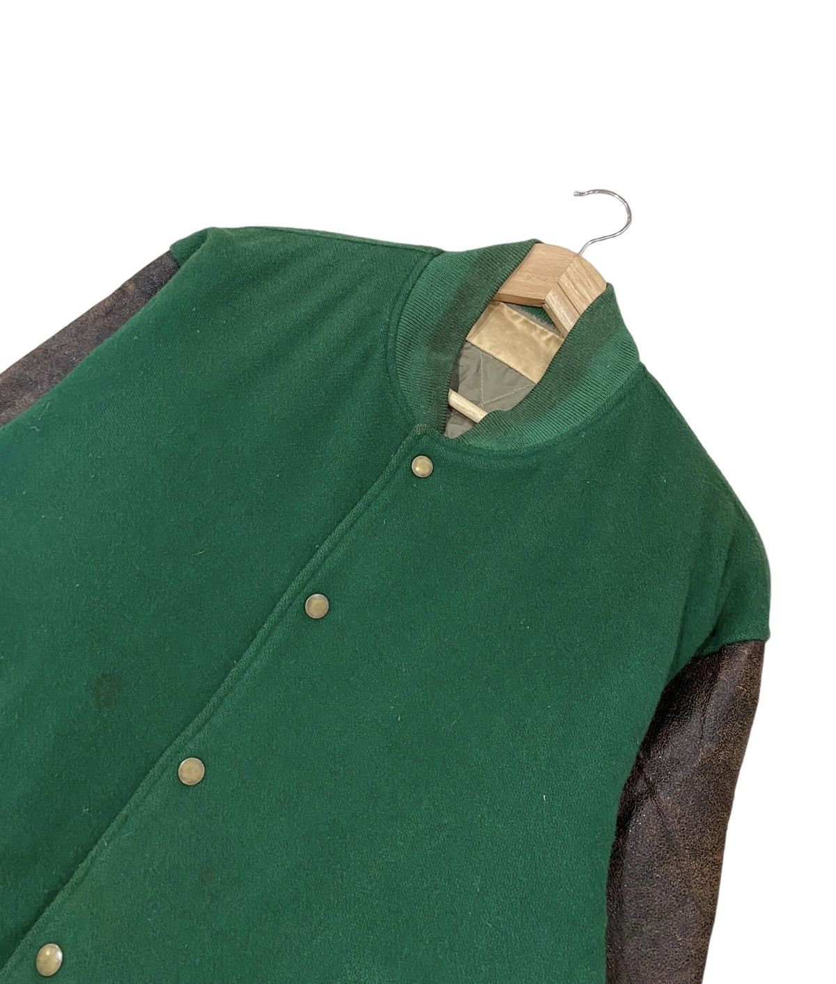 Vintage 🌟VTG ICE FIRE WOOL/LEATHER LETTERMAN VARSITY Size US M / EU 48-50 / 2 - 4 Thumbnail