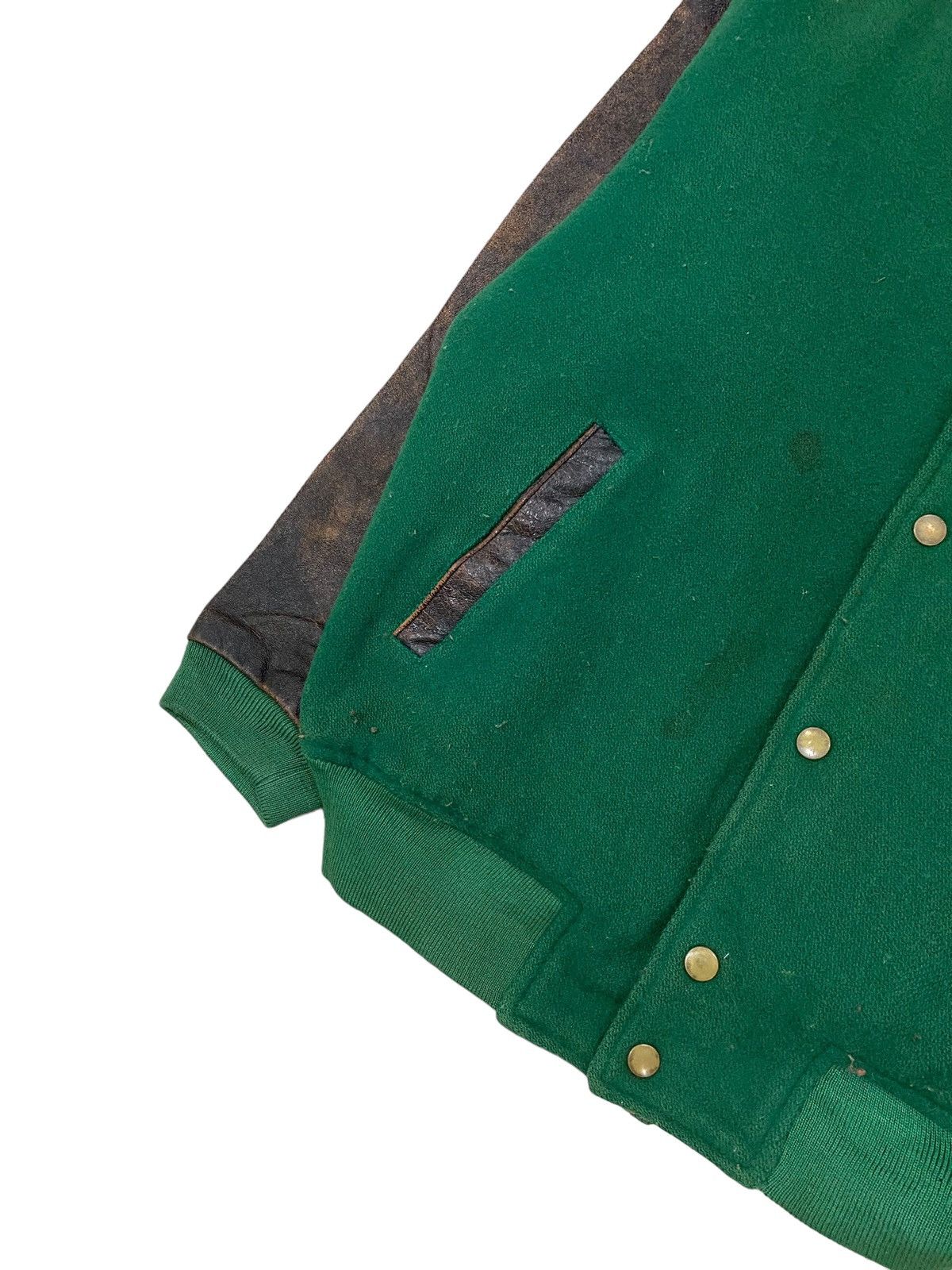 Vintage 🌟VTG ICE FIRE WOOL/LEATHER LETTERMAN VARSITY Size US M / EU 48-50 / 2 - 6 Thumbnail