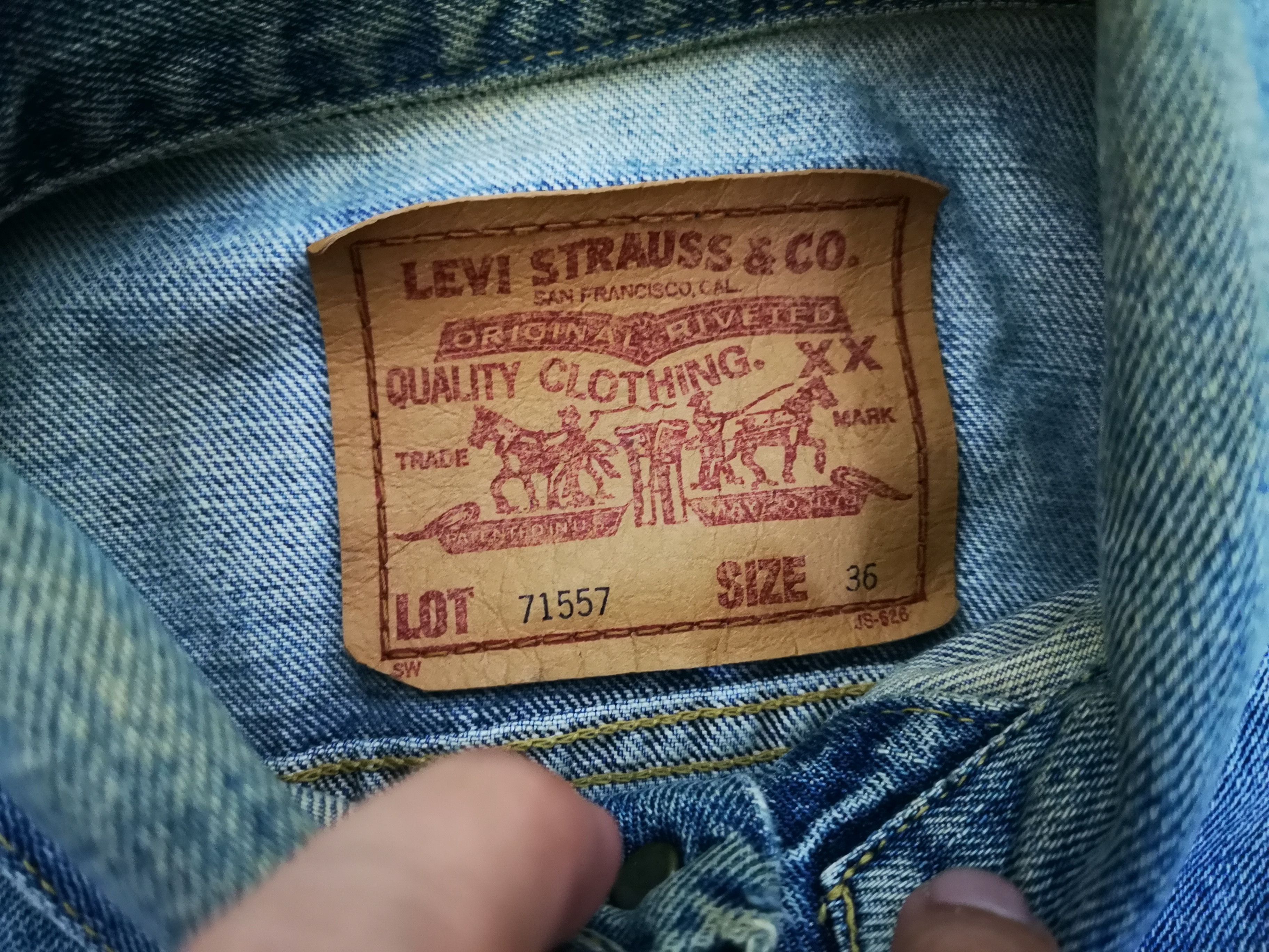 Levi's Vintage Levi's Big E Denims Jacket Size S / US 4 / IT 40 - 9 Thumbnail