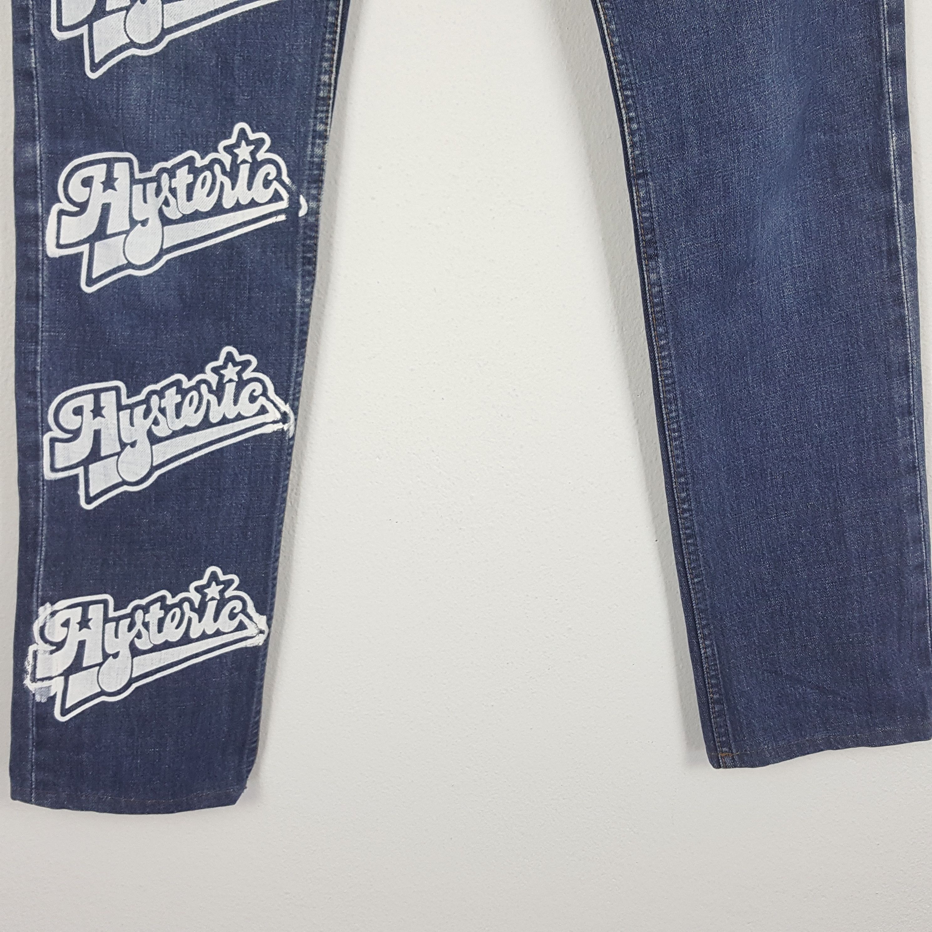Hysteric Glamour × Japanese Brand × Vintage Vintage HYSTERIC GLAMOUR skinny denim jeans made in Japan Size US 31 - 4 Thumbnail