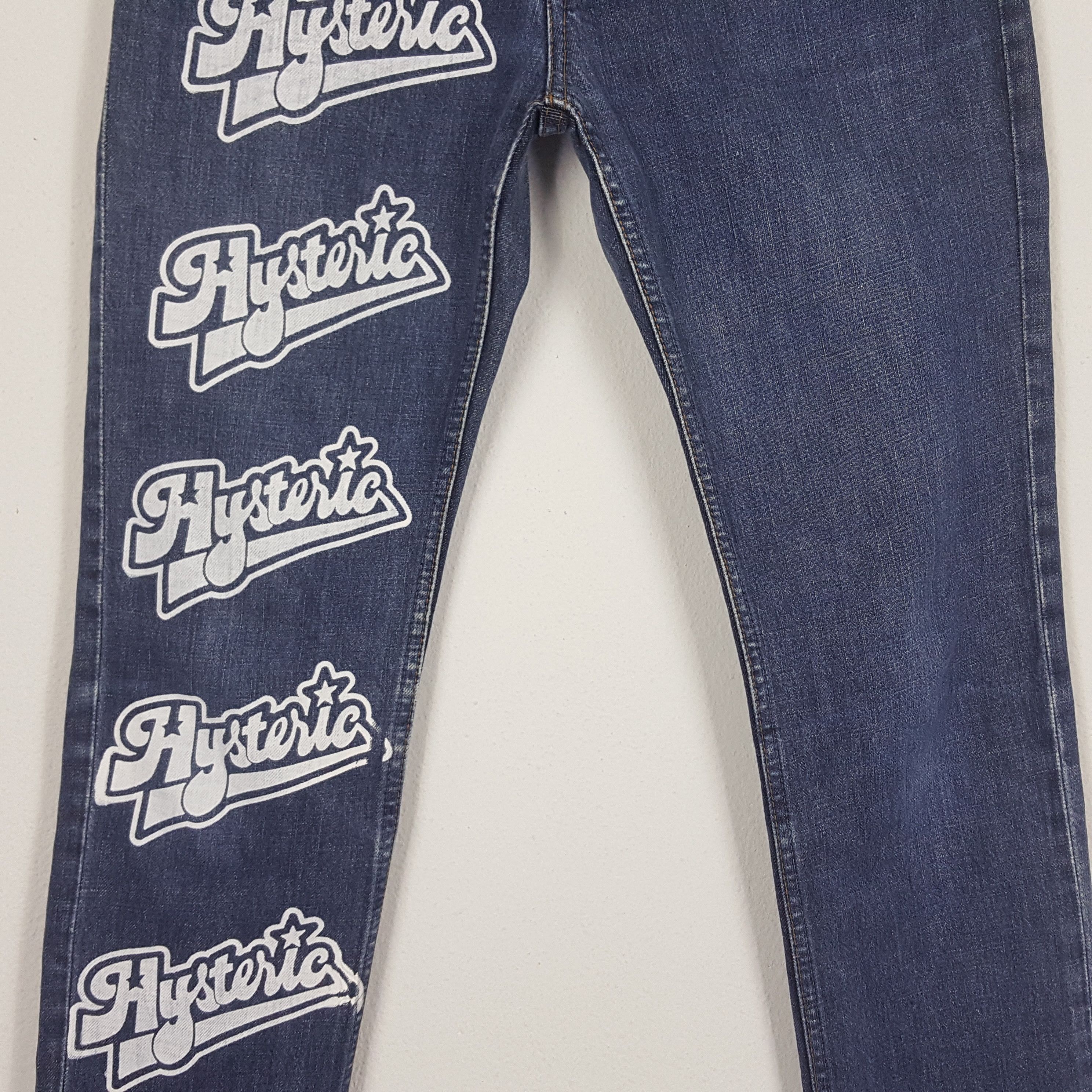 Hysteric Glamour × Japanese Brand × Vintage Vintage HYSTERIC GLAMOUR skinny denim jeans made in Japan Size US 31 - 3 Thumbnail