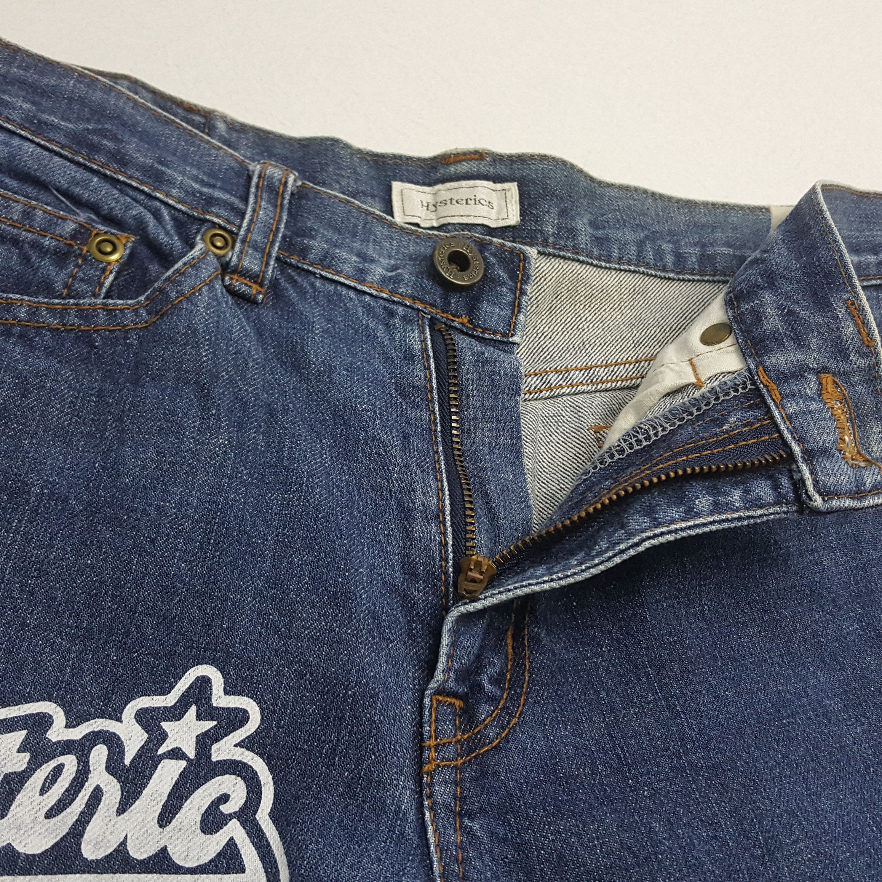 Hysteric Glamour × Japanese Brand × Vintage Vintage HYSTERIC GLAMOUR skinny denim jeans made in Japan Size US 31 - 13 Thumbnail