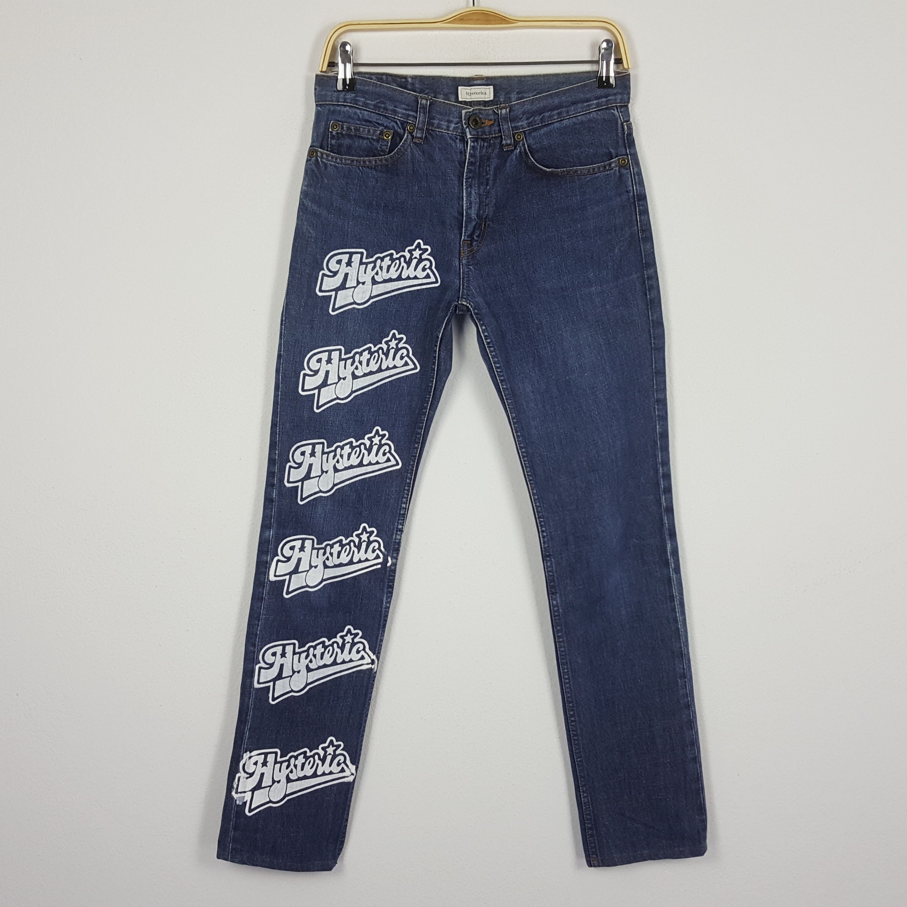 Hysteric Glamour Hysteric Glamour Music Note Skinny Jeans | Grailed
