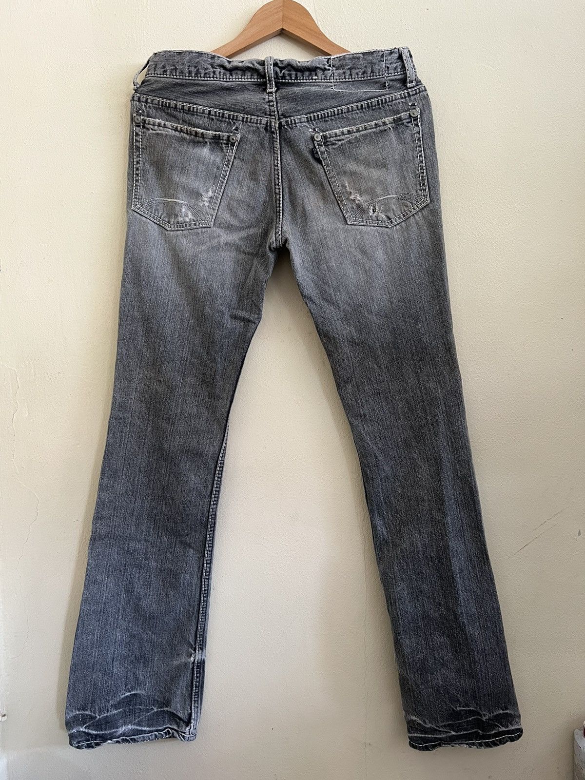 Vintage Vintage On Board Nice Distress Denim Jeans Size US 31 - 3 Thumbnail