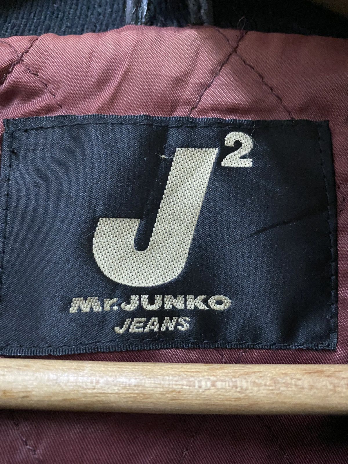 Mr. Junko 🔥Mr.Junko J2🔥Embroidery Big Logo Leather Jacket Size US L / EU 52-54 / 3 - 7 Thumbnail