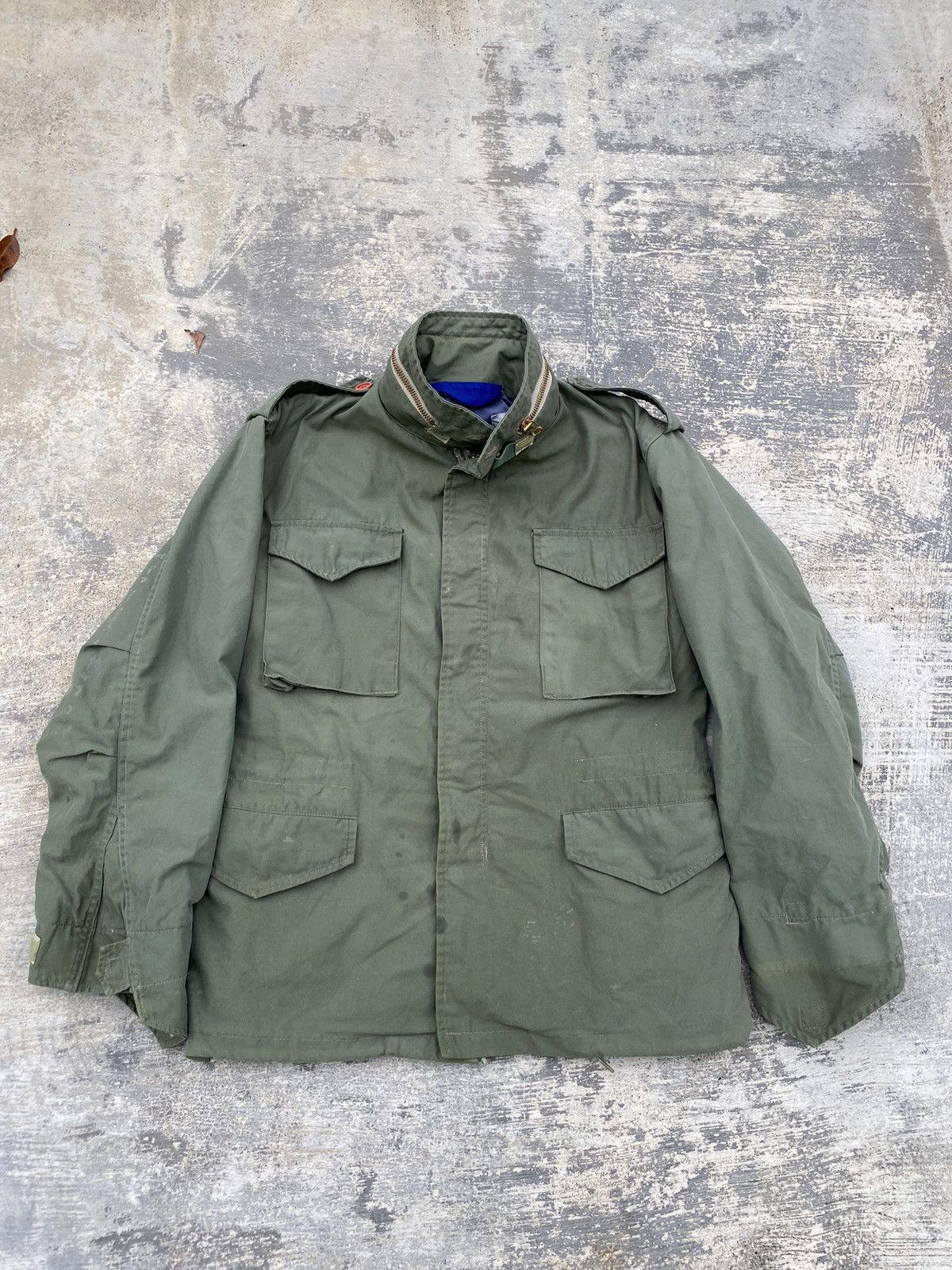 Vintage VINTAGE M-65 MILITARY GREEN FATIGUE USN PUNK COWBOY GORPCORE Size US M / EU 48-50 / 2 - 1 Thumbnail