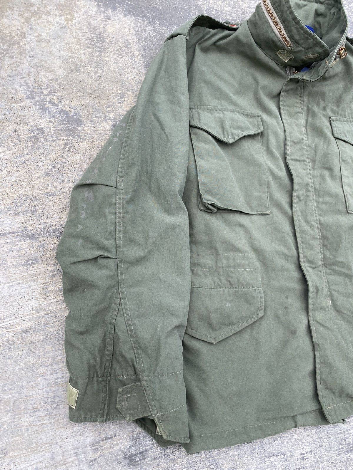 Vintage VINTAGE M-65 MILITARY GREEN FATIGUE USN PUNK COWBOY GORPCORE Size US M / EU 48-50 / 2 - 4 Thumbnail
