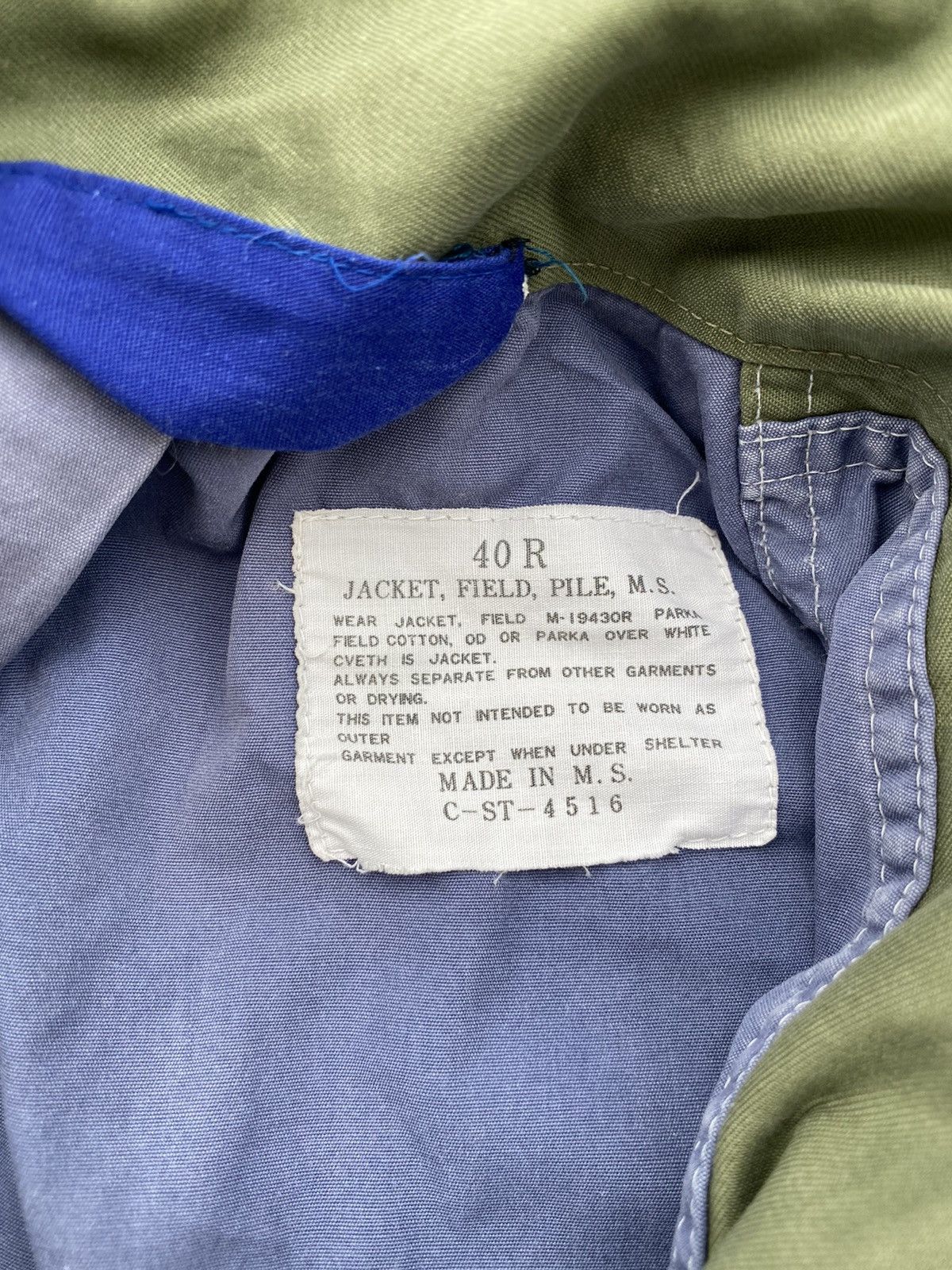 Vintage VINTAGE M-65 MILITARY GREEN FATIGUE USN PUNK COWBOY GORPCORE Size US M / EU 48-50 / 2 - 7 Thumbnail