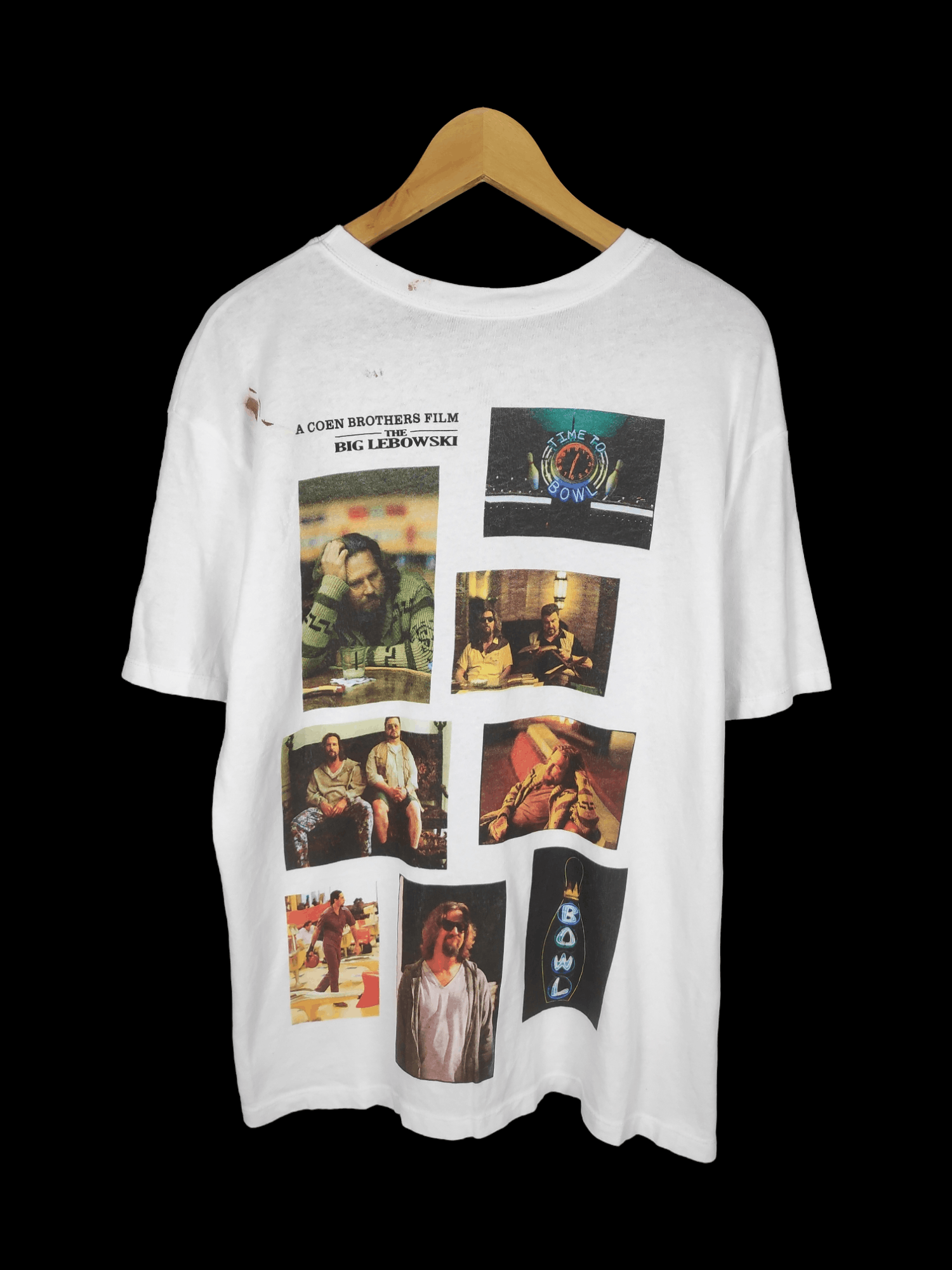 image of Movie x Vintage Best Offer Vintage Zara The Big Lebowski Comedy Shirt, Men's (Size Medium)