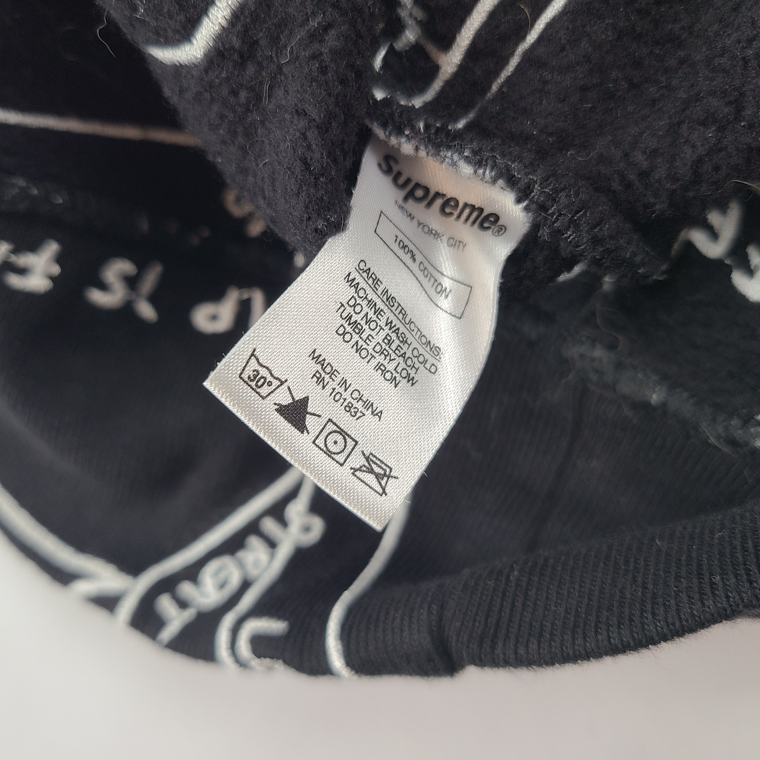 Supreme Mark Gonzales Fully embroidered map hoodie,. Size US XL / EU 56 / 4 - 10 Thumbnail