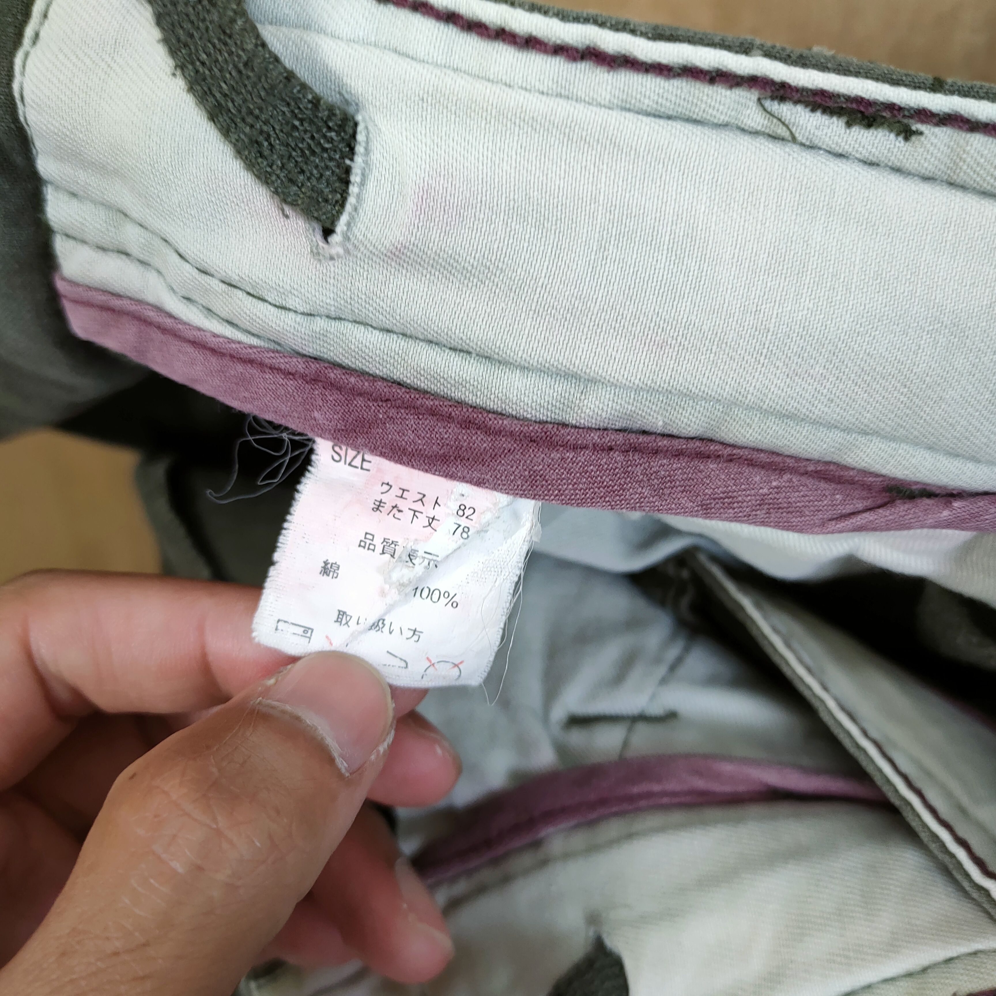 Japanese Brand × Vintage VINTAGE CHEVRE BONDAGE BAGGY CARGO PANTS Size US 32 / EU 48 - 13 Thumbnail