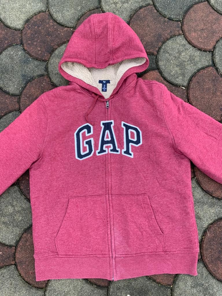 Gap Vintage Gap Hoodie(sherpa Inside) Size US L / EU 52-54 / 3 - 5 Thumbnail