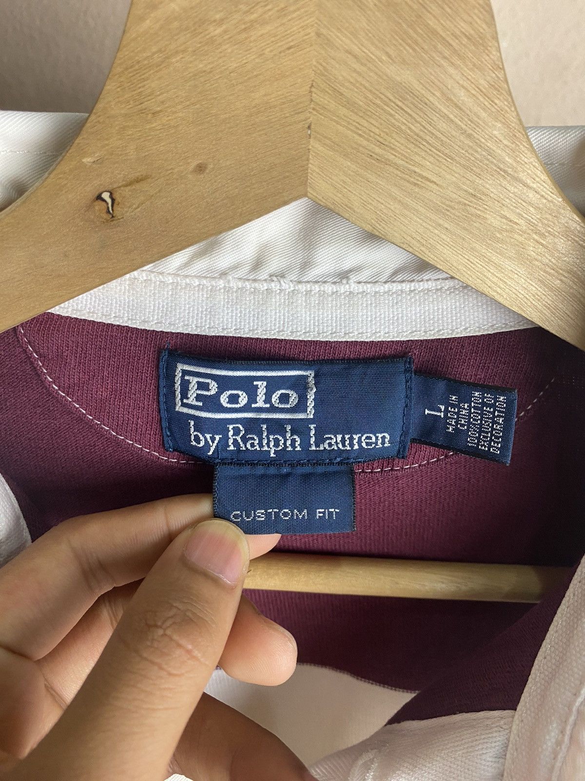 Polo Ralph Lauren Vintage Polo Ralph Lauren Stripe Rugby Size US M / EU 48-50 / 2 - 10 Thumbnail
