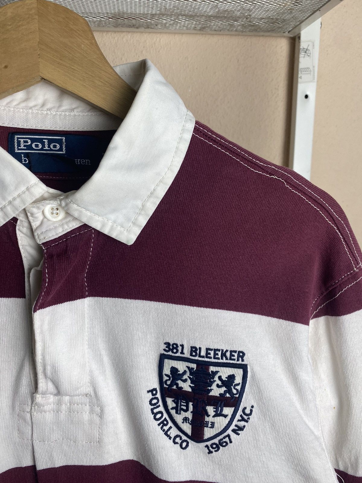 Polo Ralph Lauren Vintage Polo Ralph Lauren Stripe Rugby Size US M / EU 48-50 / 2 - 3 Thumbnail