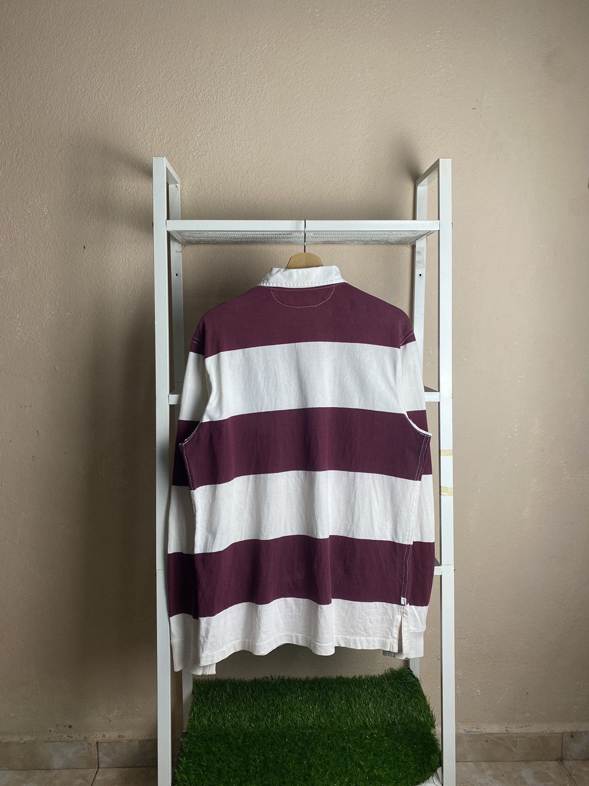 Polo Ralph Lauren Vintage Polo Ralph Lauren Stripe Rugby Size US M / EU 48-50 / 2 - 9 Thumbnail