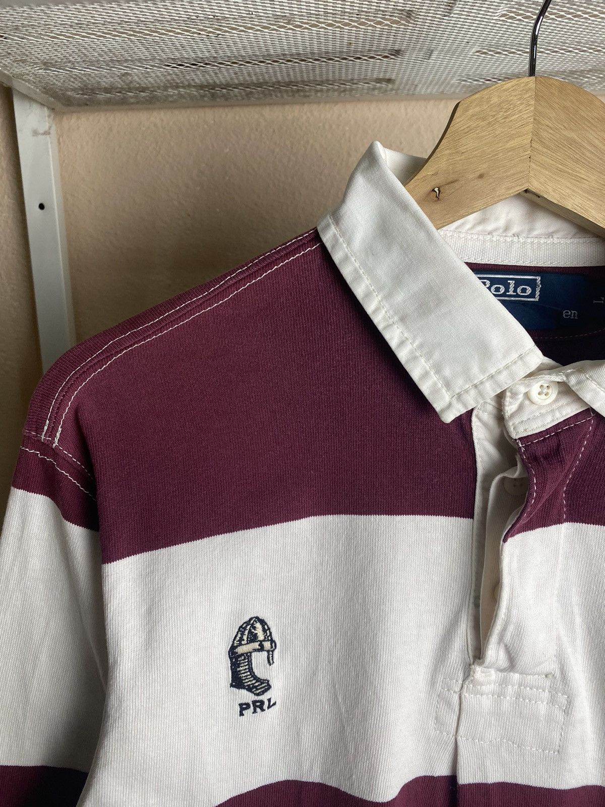 Polo Ralph Lauren Vintage Polo Ralph Lauren Stripe Rugby Size US M / EU 48-50 / 2 - 4 Thumbnail