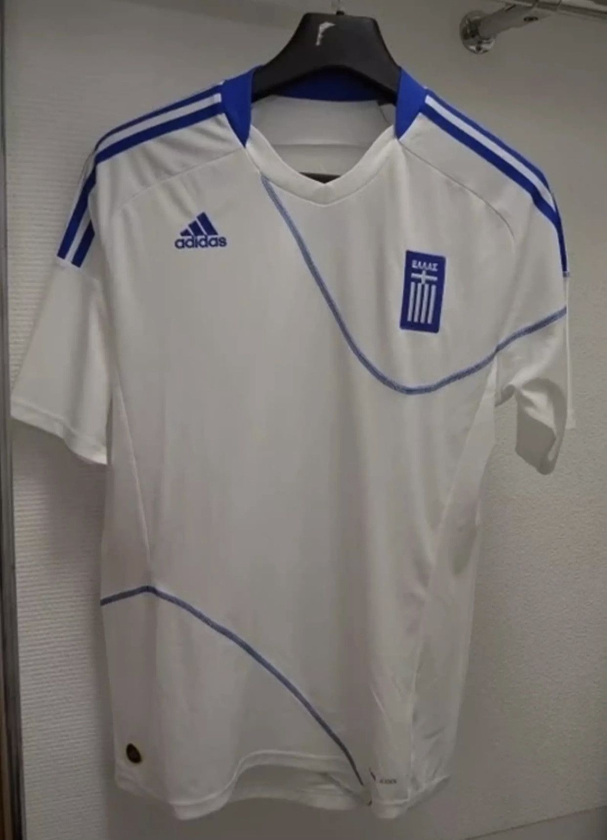 Adidas Adidas Greece Soccer Jersey White L sz