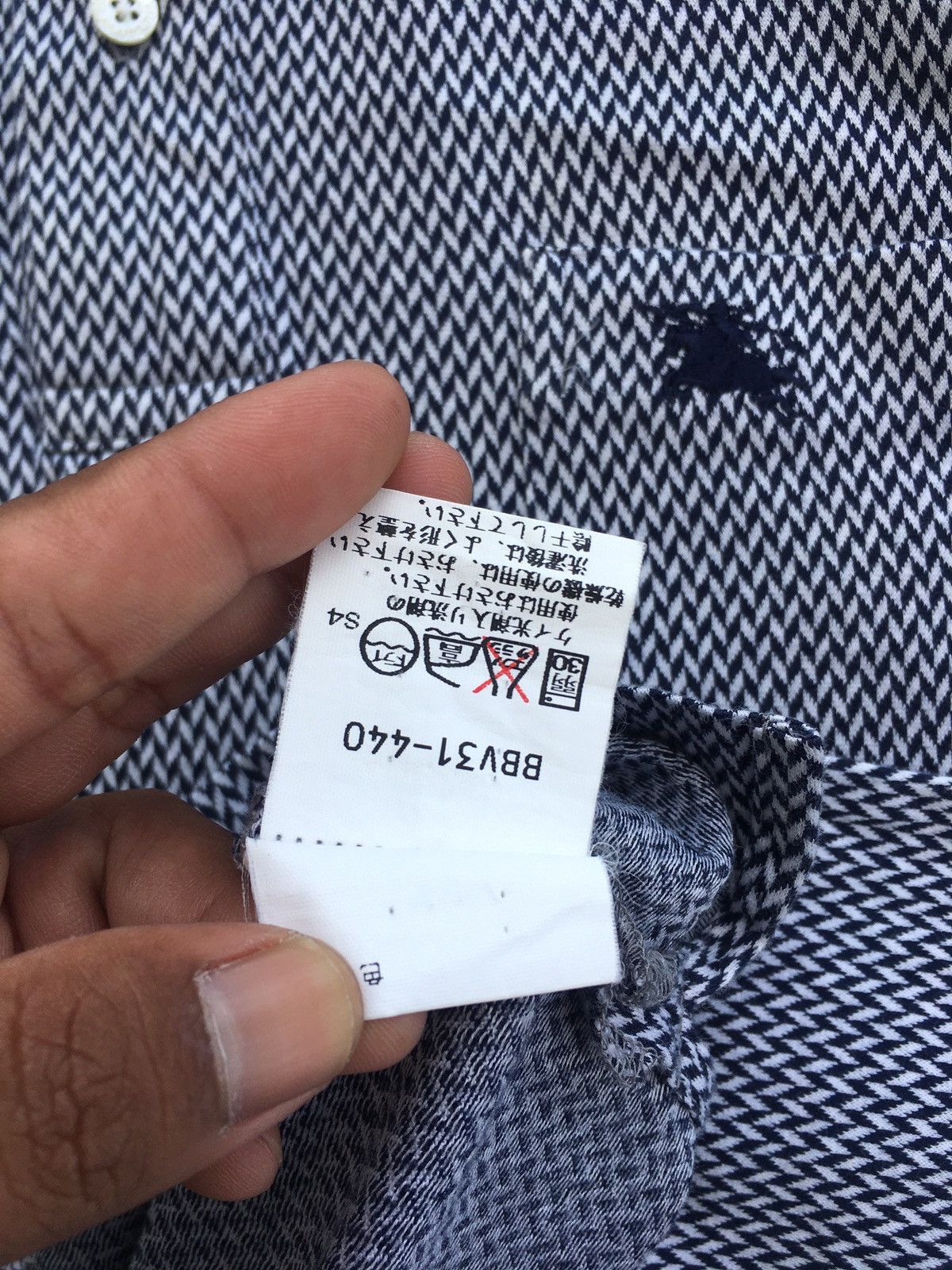 Burberry Rare Vintage Burberry Polo Shirt Size US L / EU 52-54 / 3 - 12 Thumbnail