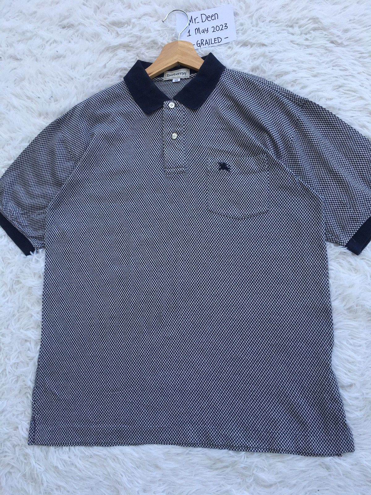 Burberry Rare Vintage Burberry Polo Shirt Size US L / EU 52-54 / 3 - 6 Thumbnail