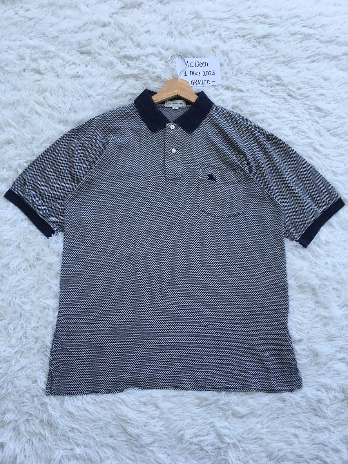 Burberry Rare Vintage Burberry Polo Shirt Size US L / EU 52-54 / 3 - 3 Thumbnail