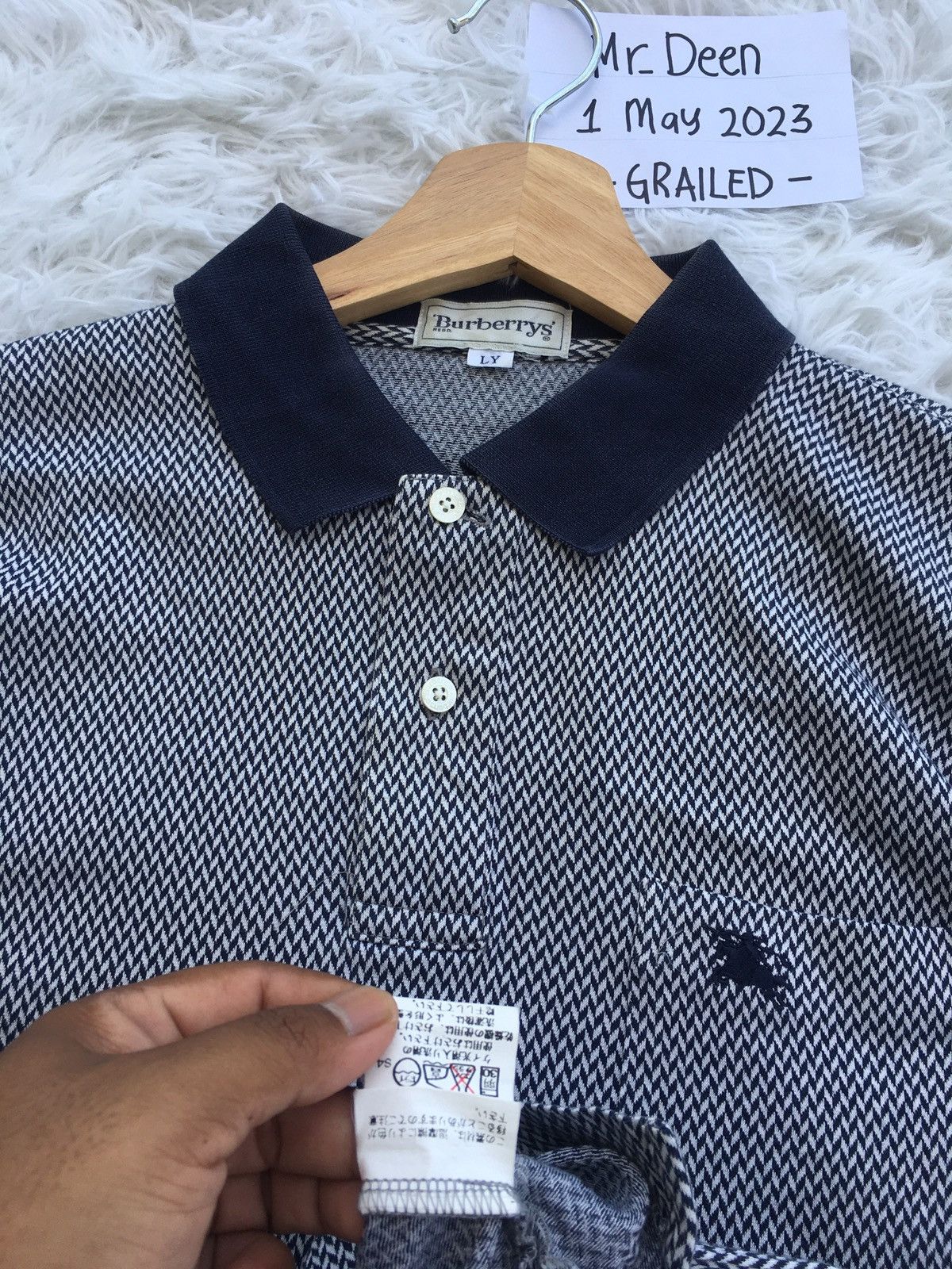 Burberry Rare Vintage Burberry Polo Shirt Size US L / EU 52-54 / 3 - 10 Thumbnail