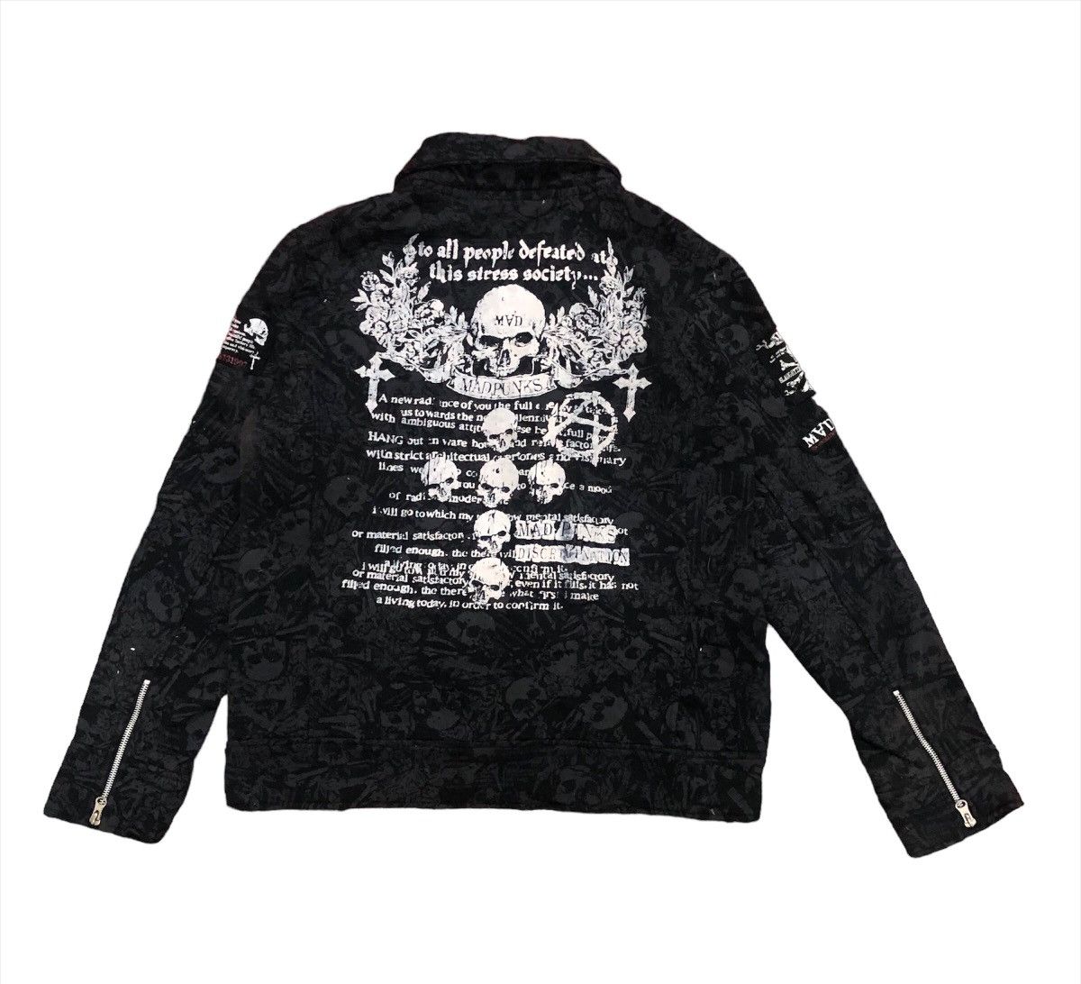 Mad Punk Anarchy Punk Jacket