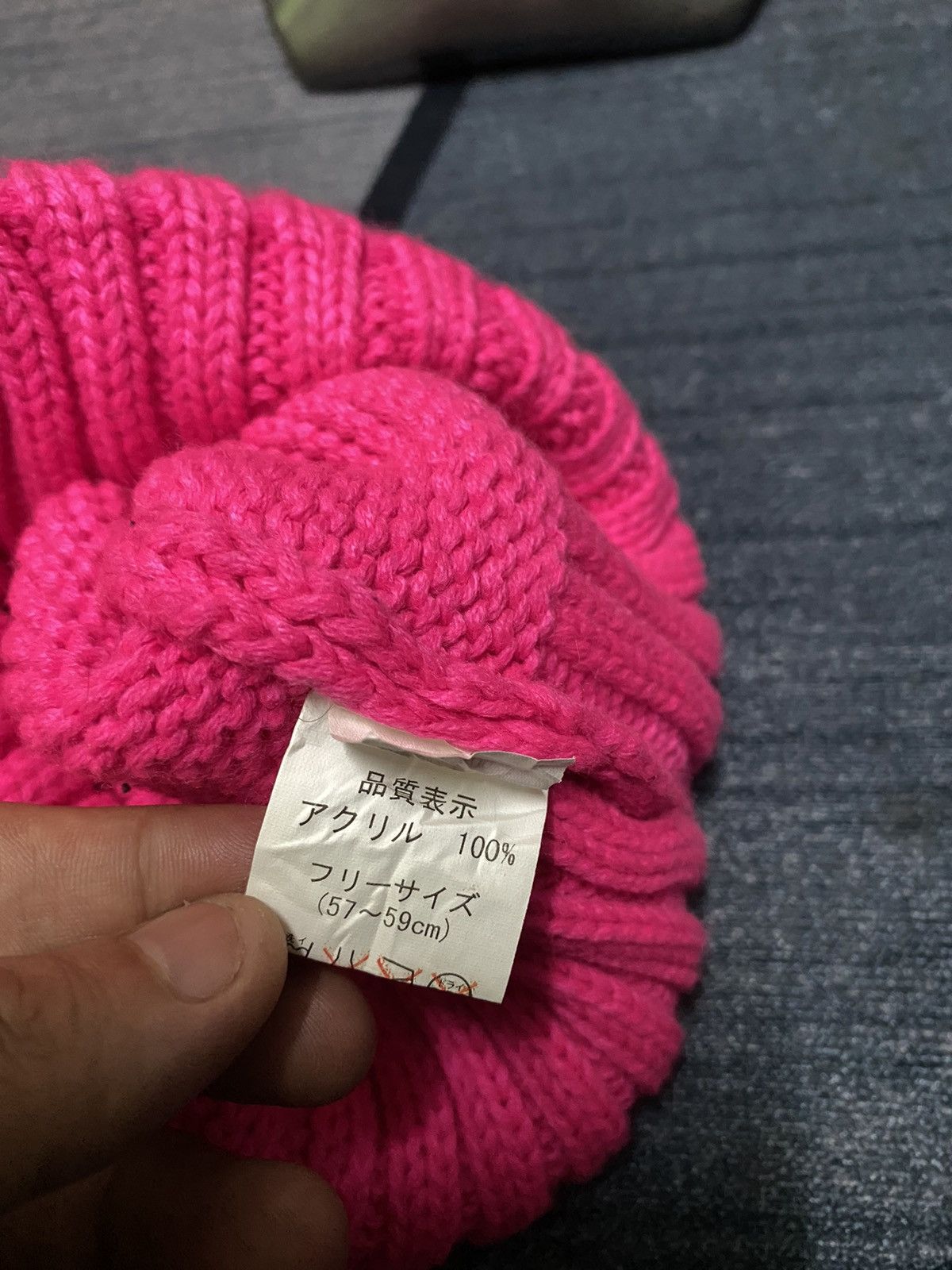Japanese Brand Hot Pink Bunny Ears Horn Devil Beanie Hat Size ONE SIZE - 6 Thumbnail